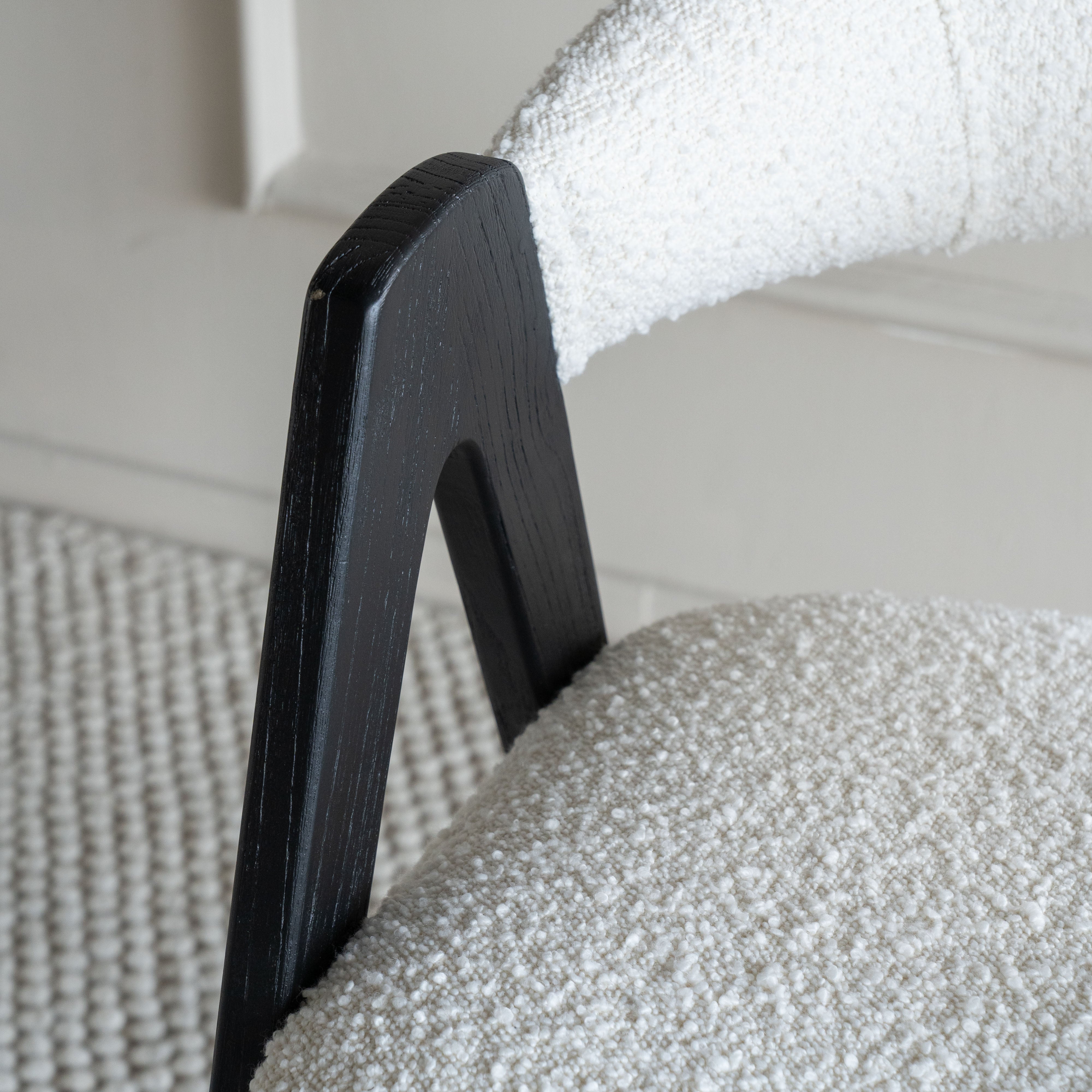 Ashley Dining Chair - Boucle - Dining Chairs - WS Living Furniture  Furniture Store in Dubai