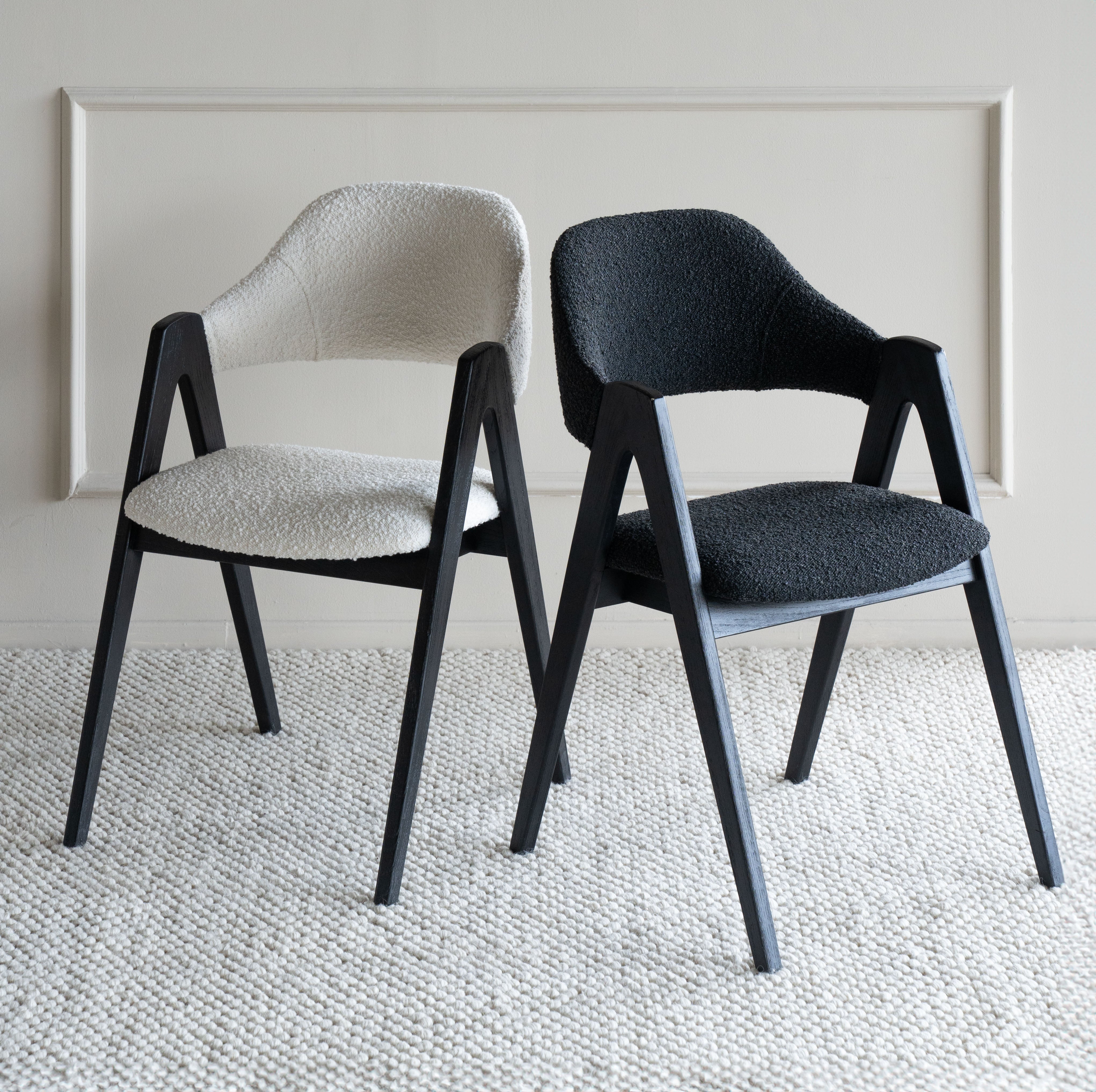 Ashley Dining Chair - Boucle - Dining Chairs - WS Living Furniture  Furniture Store in Dubai