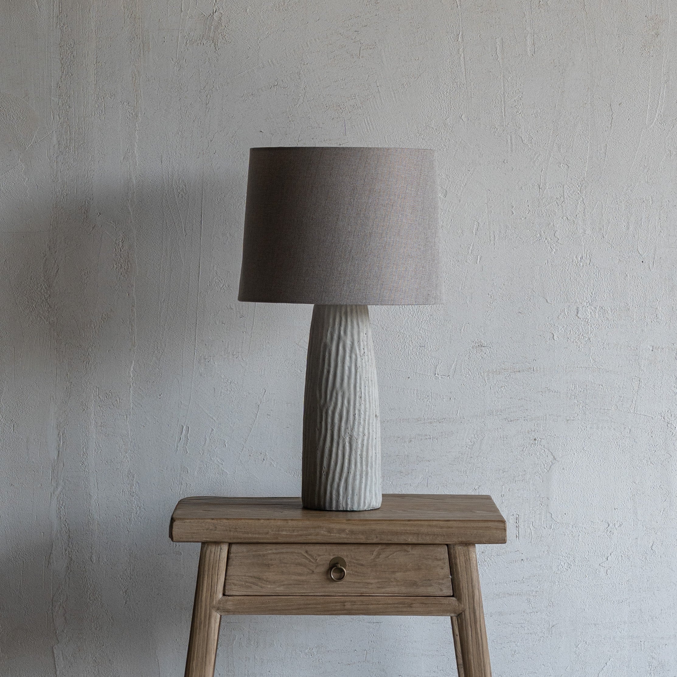 Ashley Micro Cement Modern Table Lamp -  - WS Living Furniture  Furniture Store in Dubai