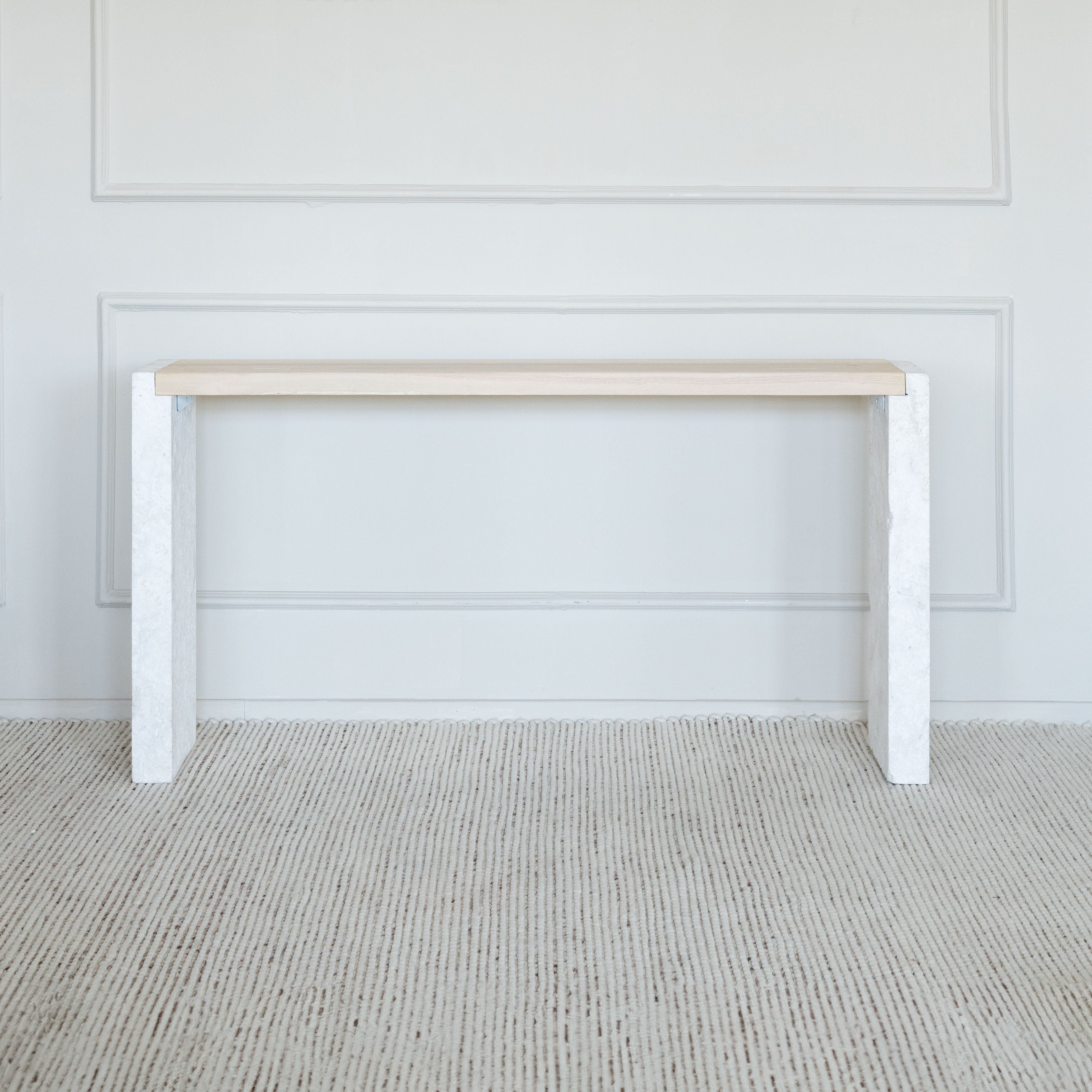 Athens Rectangle Lime Stone Console - Console Tables - WS Living Furniture  Furniture Store in Dubai