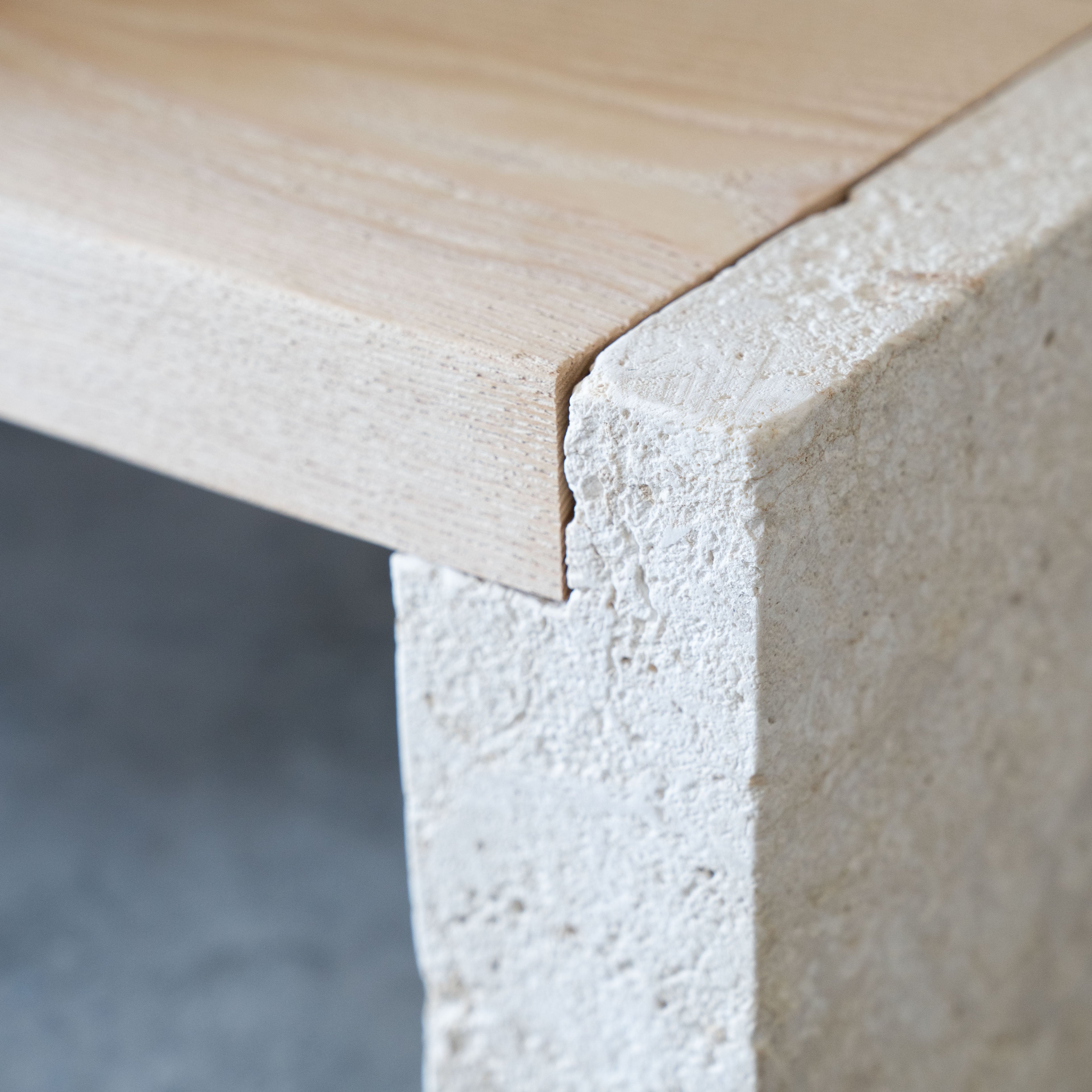 Athens Two Layers - Lime stone TV unit - TV Units - WS Living Furniture Furniture Store in Dubai