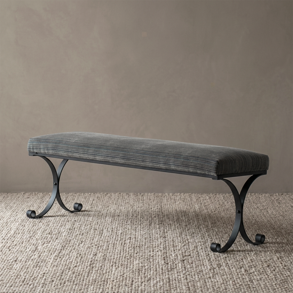 Varenne Classic European Upholstered Bench
