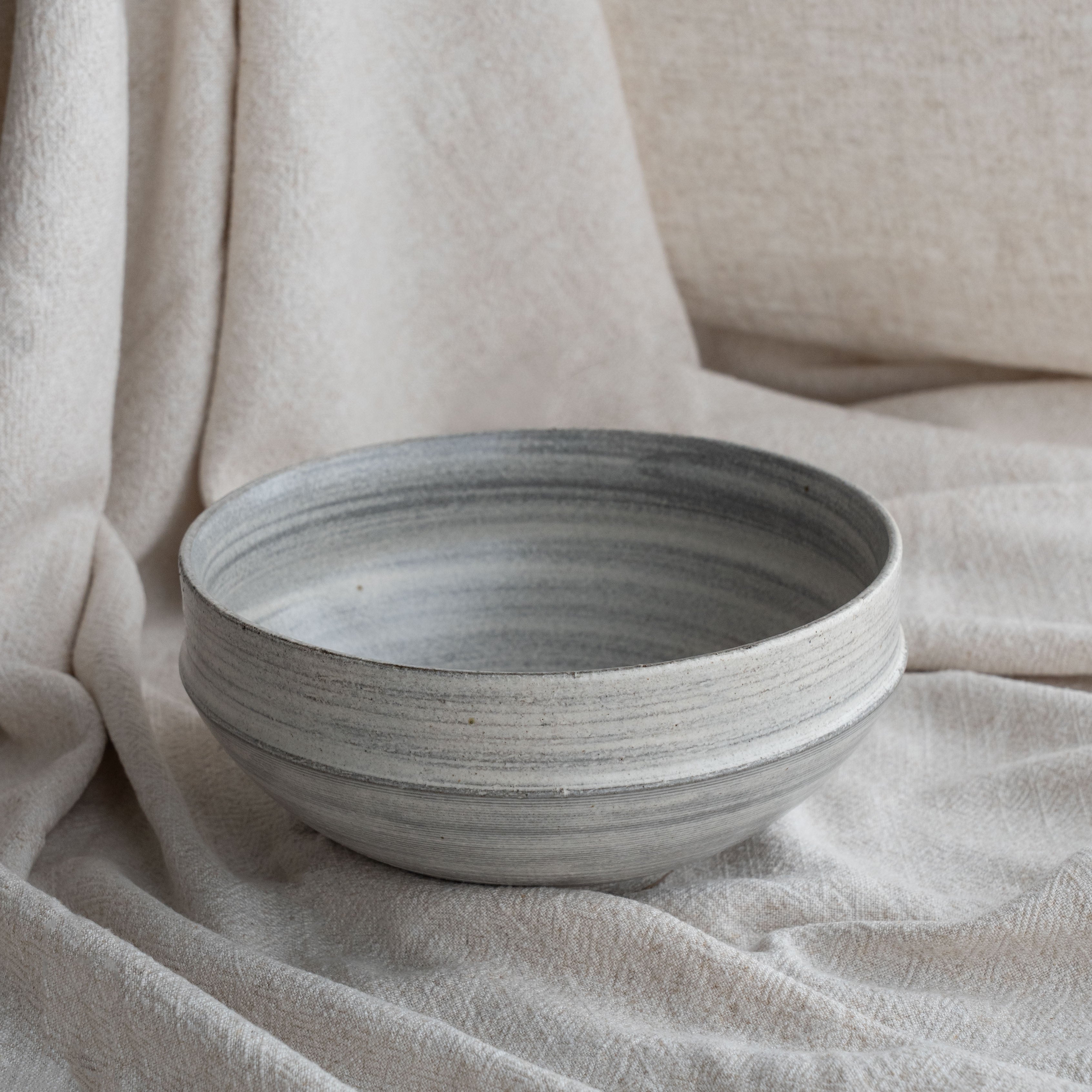 Claycore Terracotta Bowl - White | Big