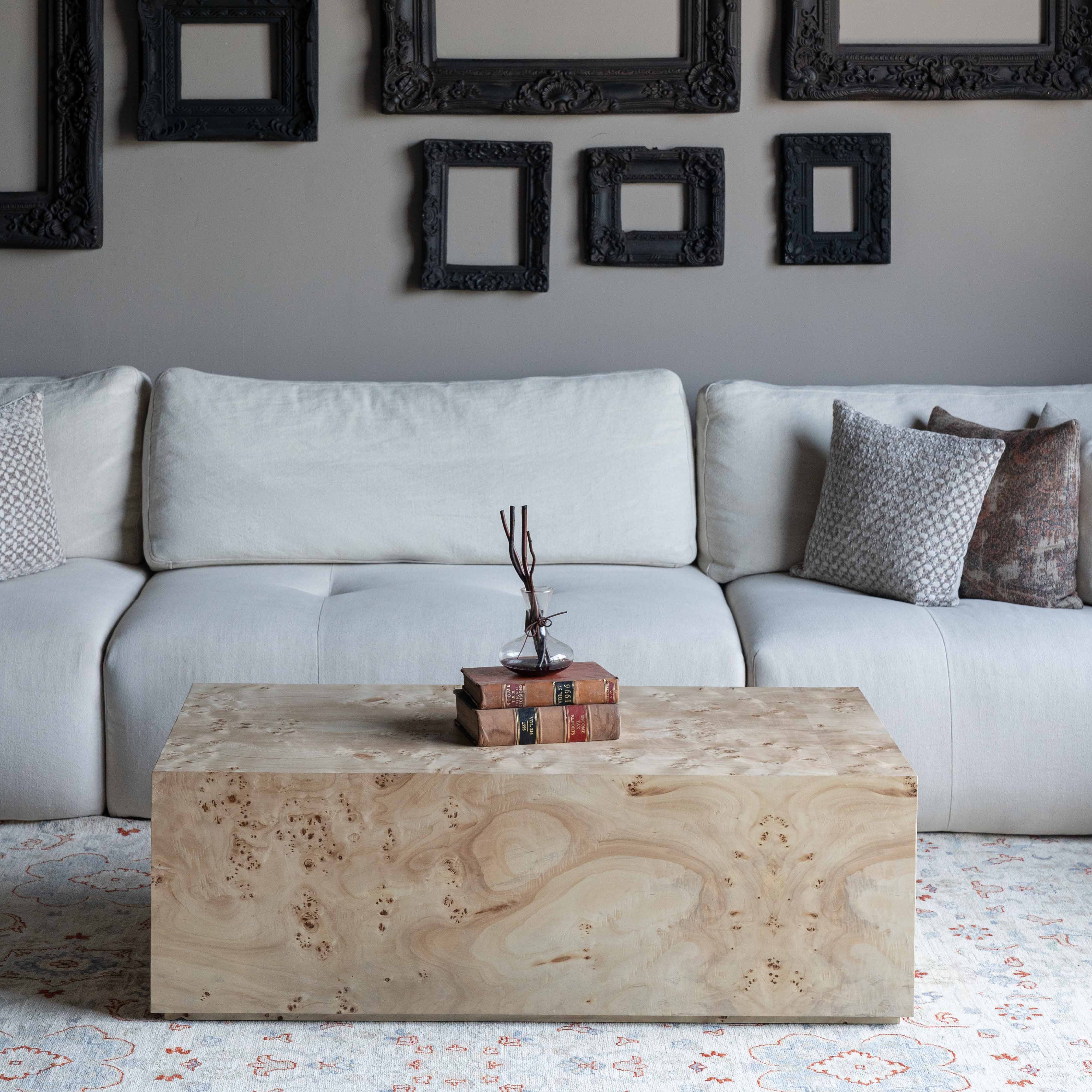 Burl & Craft Classic Burl Wood Coffee Table - Coffee Tables - WS Living Furniture  Furniture Store in Dubai