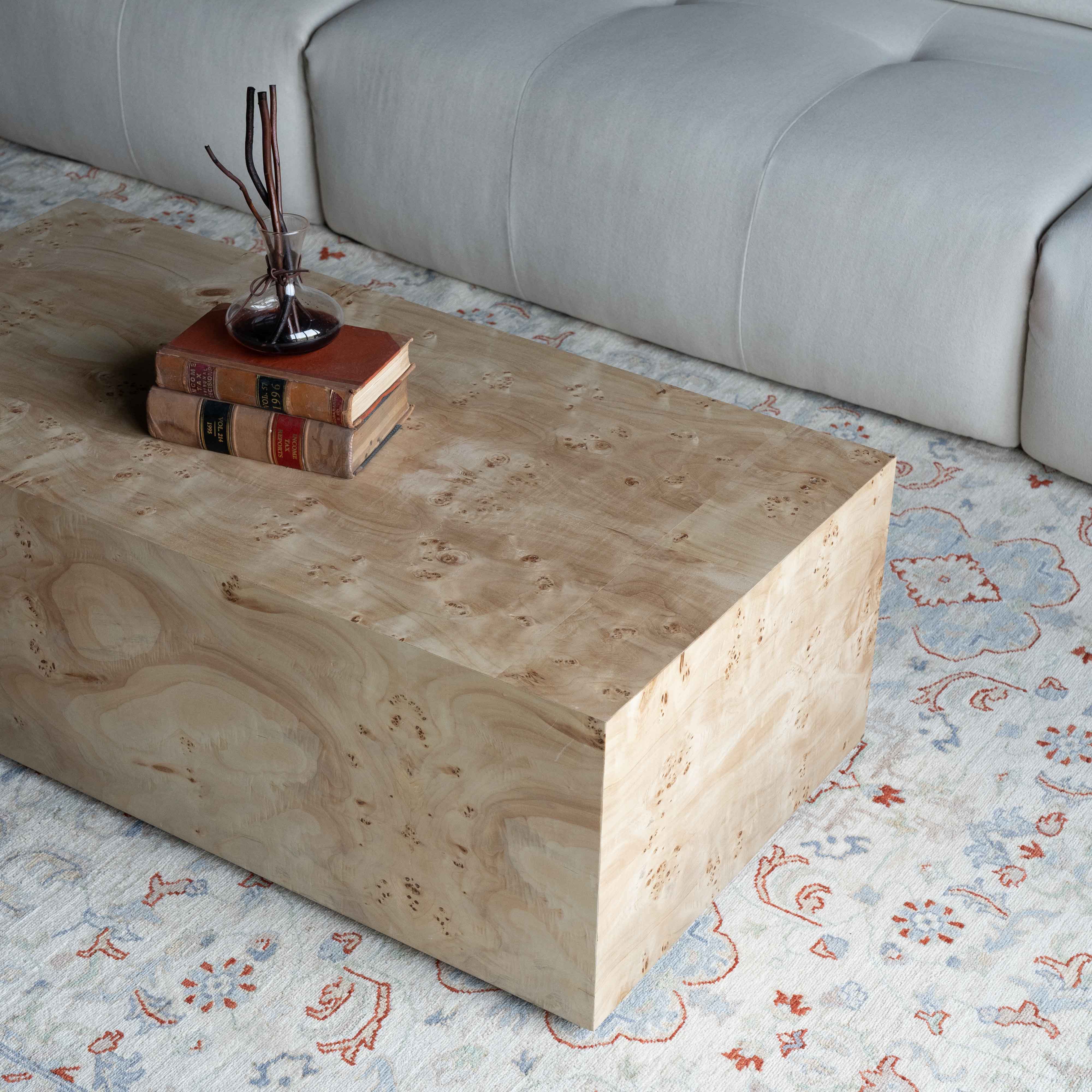 Burl & Craft Classic Burl Wood Coffee Table - Coffee Tables - WS Living Furniture  Furniture Store in Dubai
