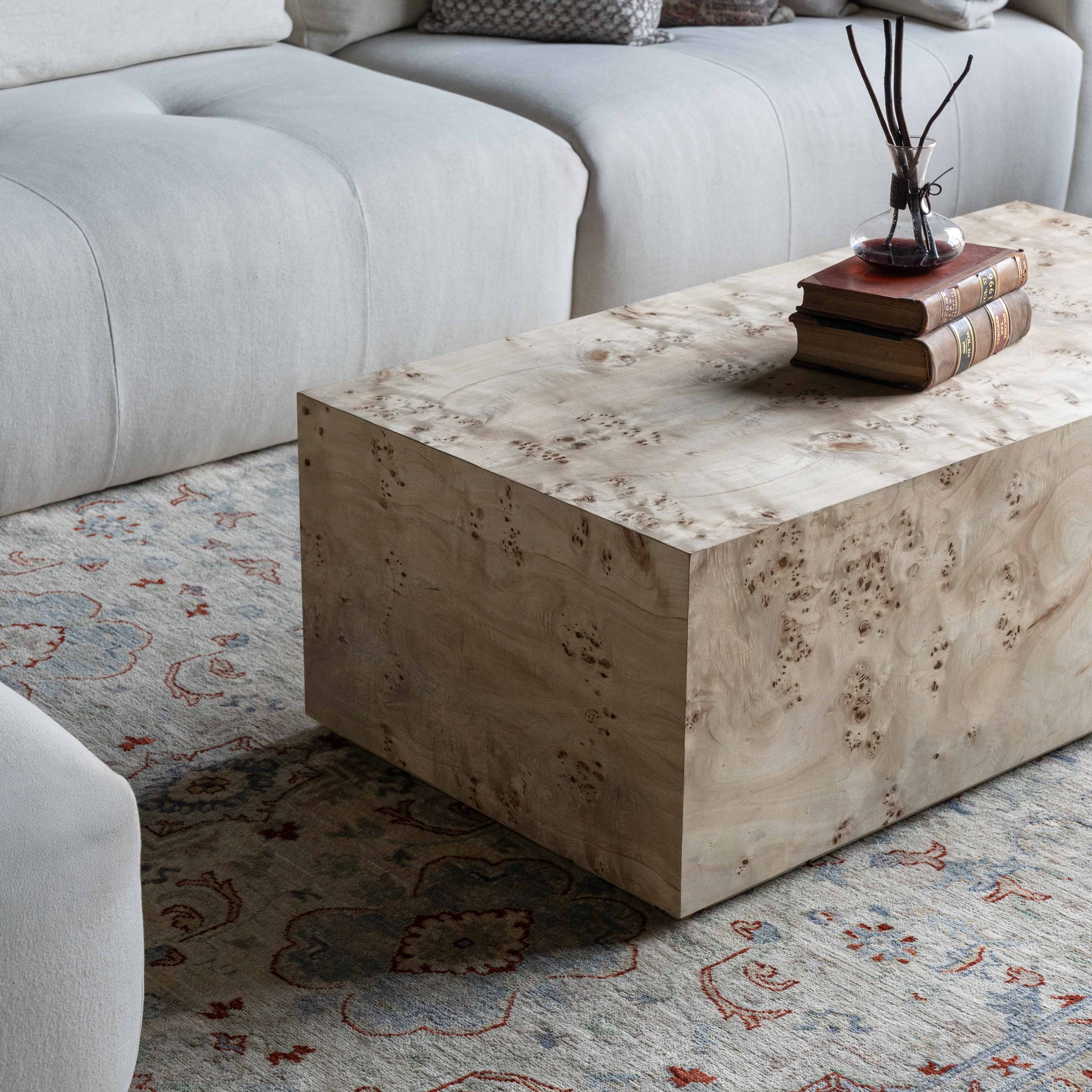Burl & Craft Classic Burl Wood Coffee Table - Coffee Tables - WS Living Furniture  Furniture Store in Dubai