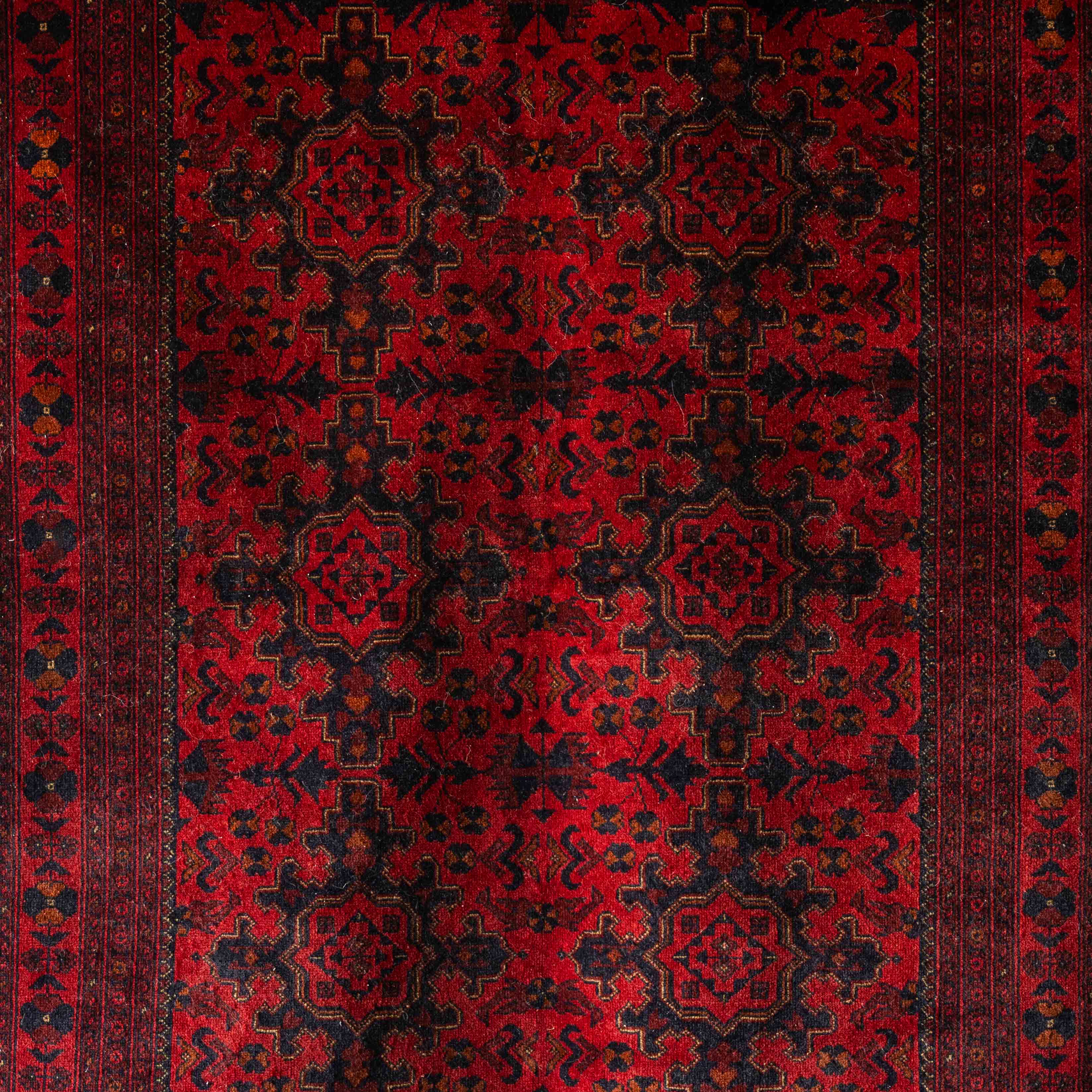 Byzantine Handcrafted Red Vintage Style Wool Kilim Afghan Rug - Rug - WS Living Furniture Furniture Store in Dubai