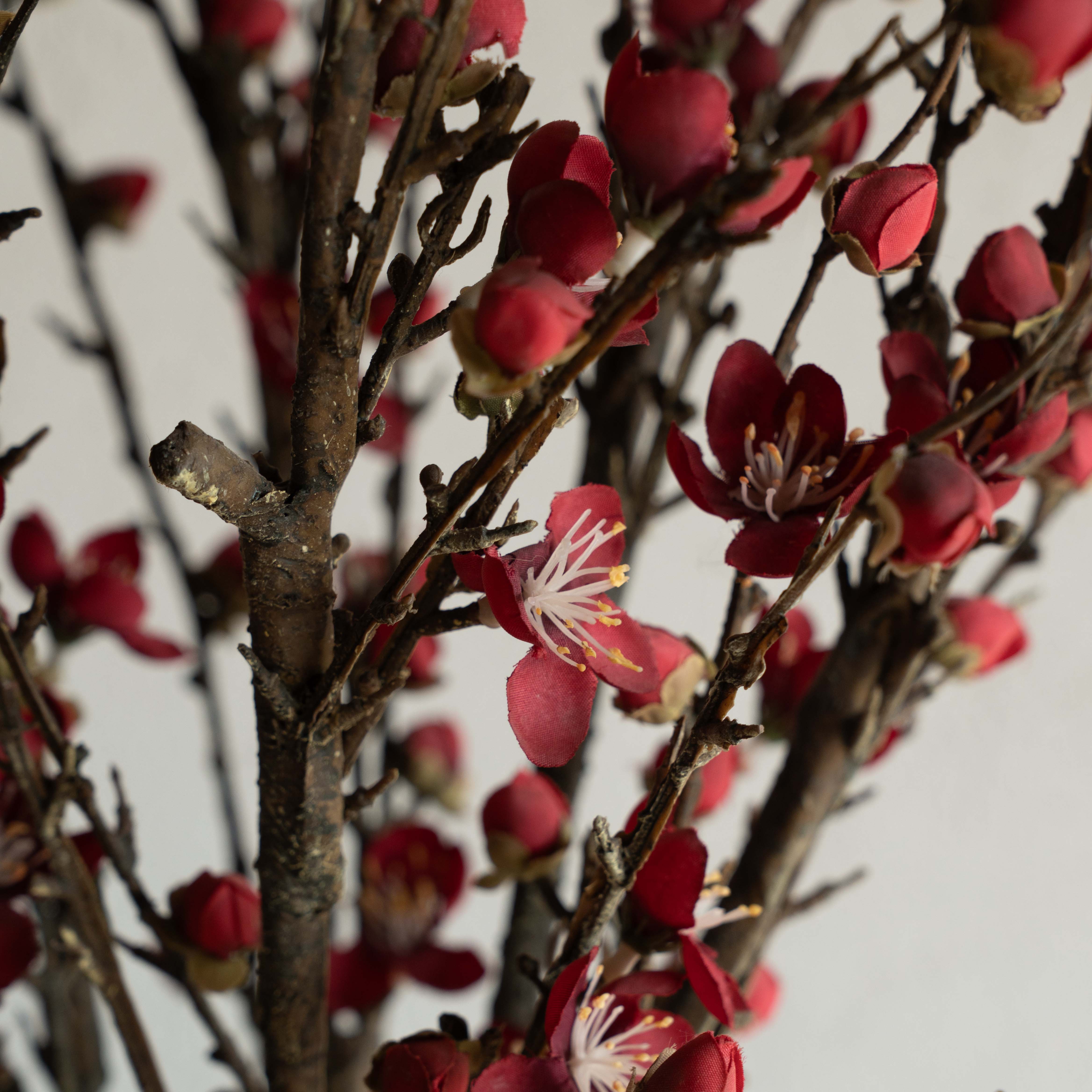 Artificial Plant - Cherry Blossom Red