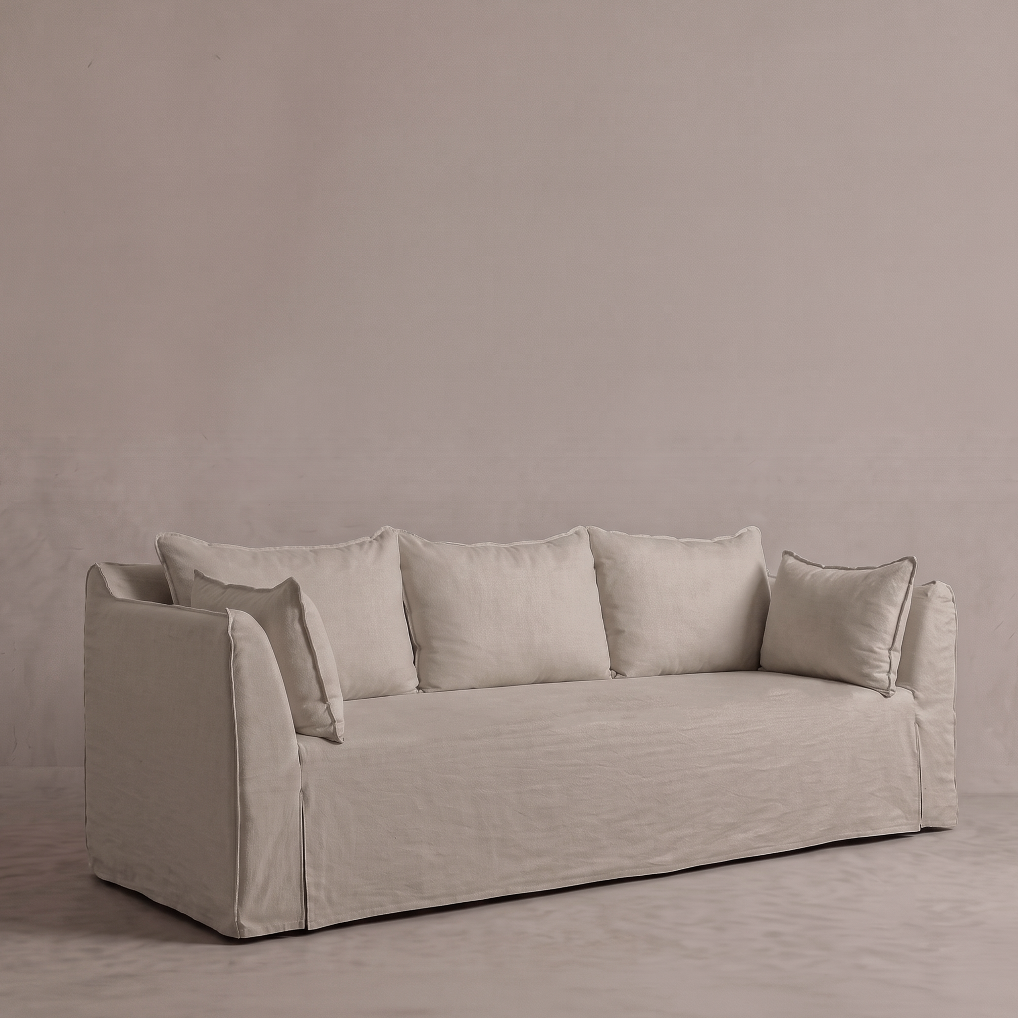 Clara Classic Style Linen Sofa Bed
