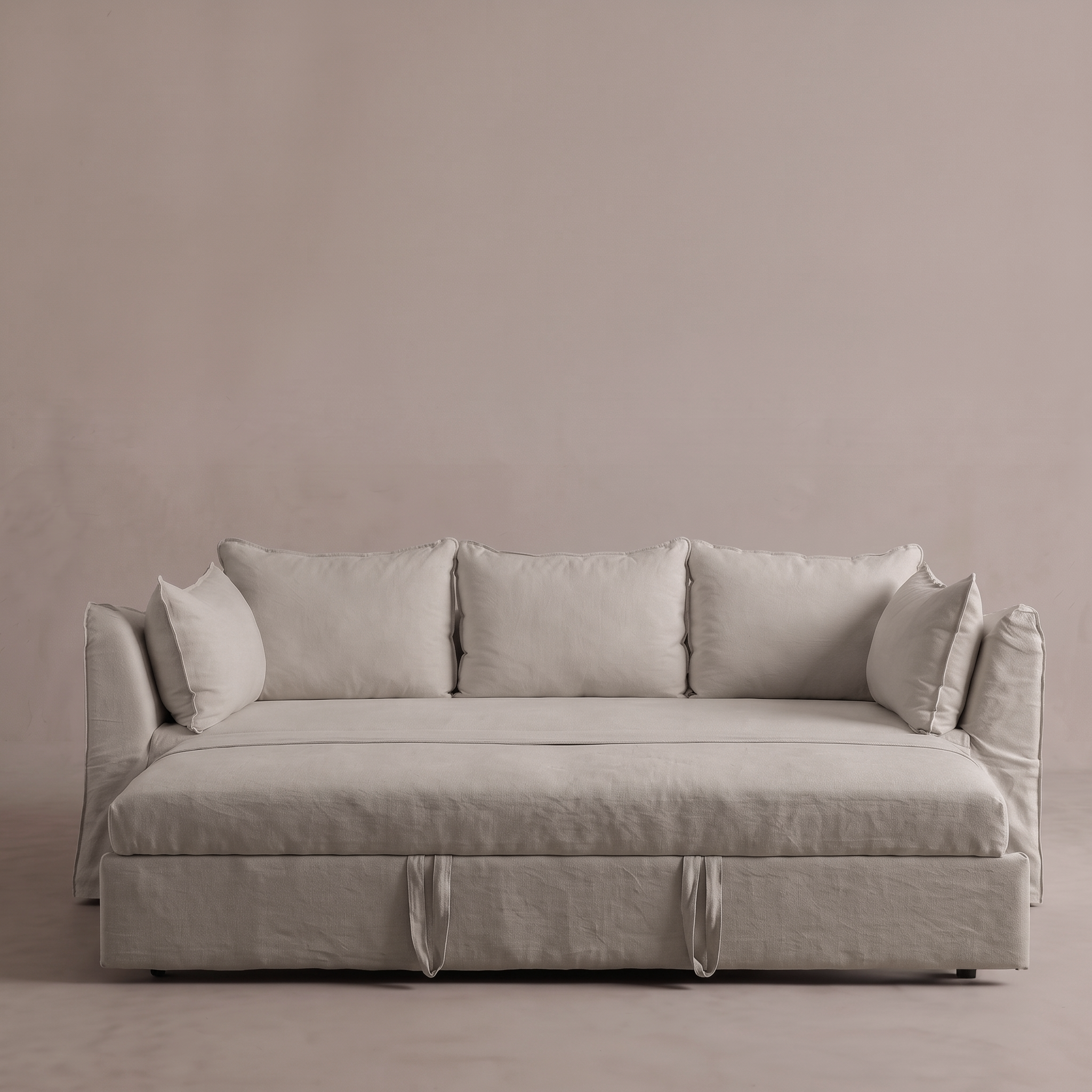 Clara Classic Style Linen Sofa Bed