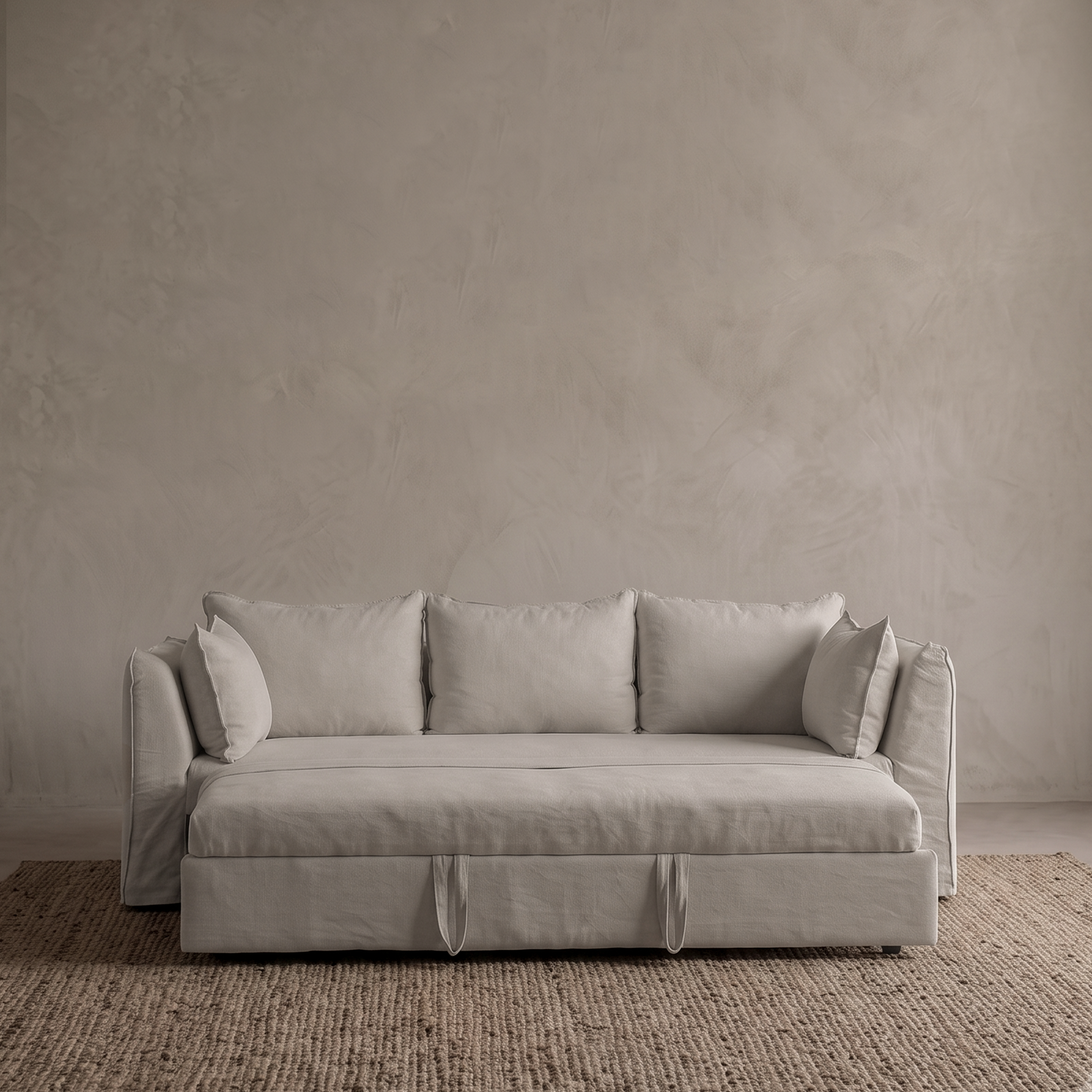 Clara Classic Style Linen Sofa Bed