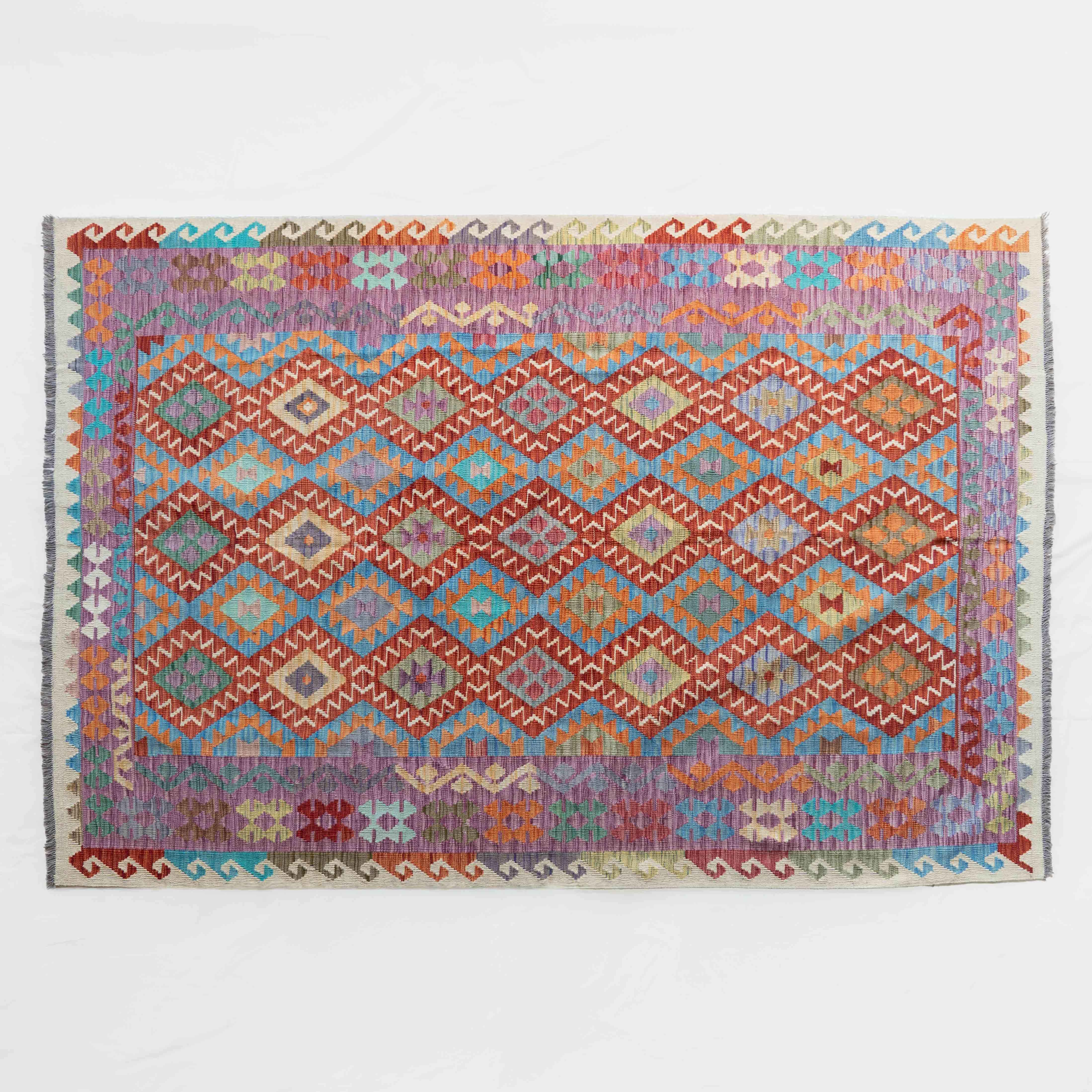 Darya Handcrafted Vintage Kilim Wool Rug