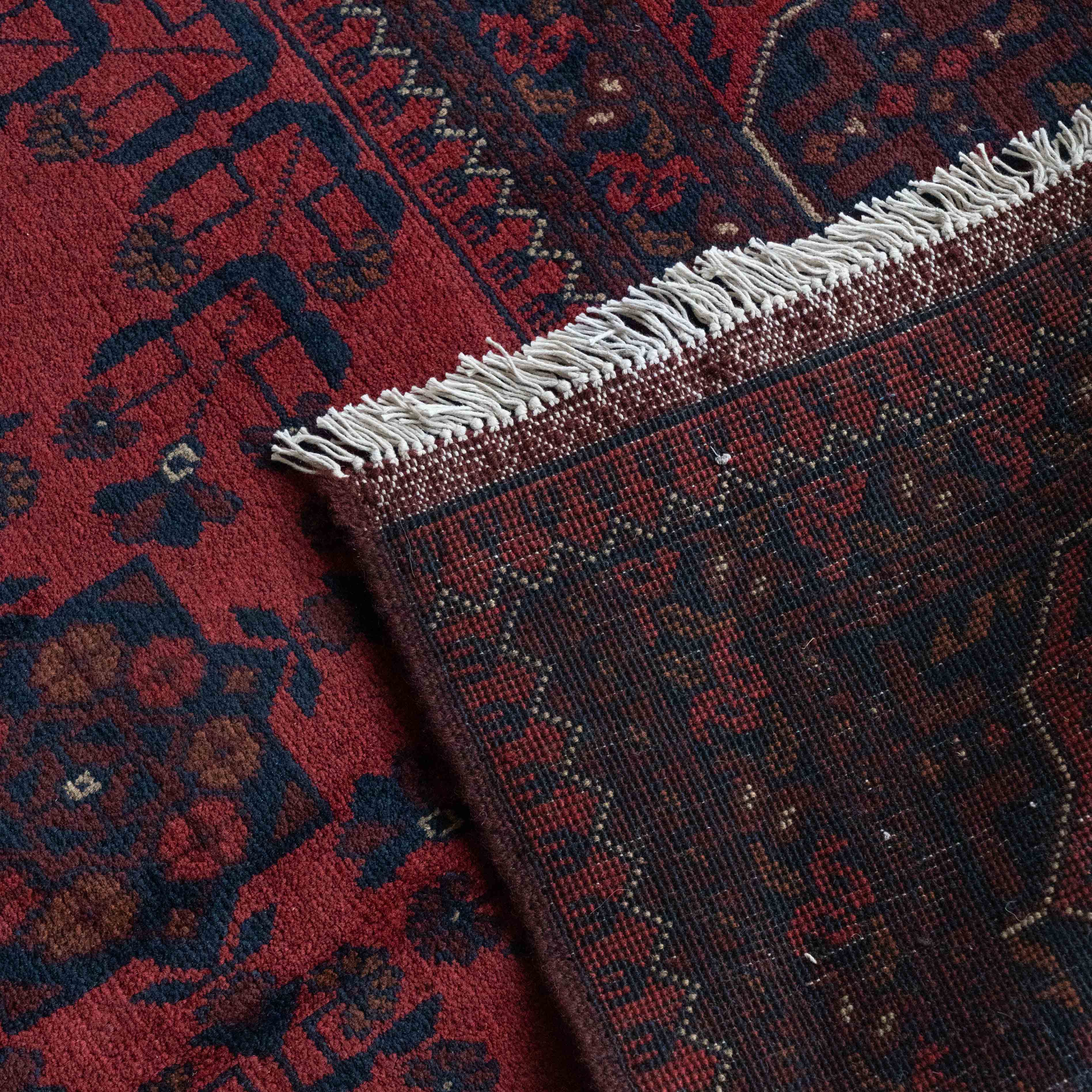 Sagewashed Vintage Anatolian Afghan Rug 206X306CM