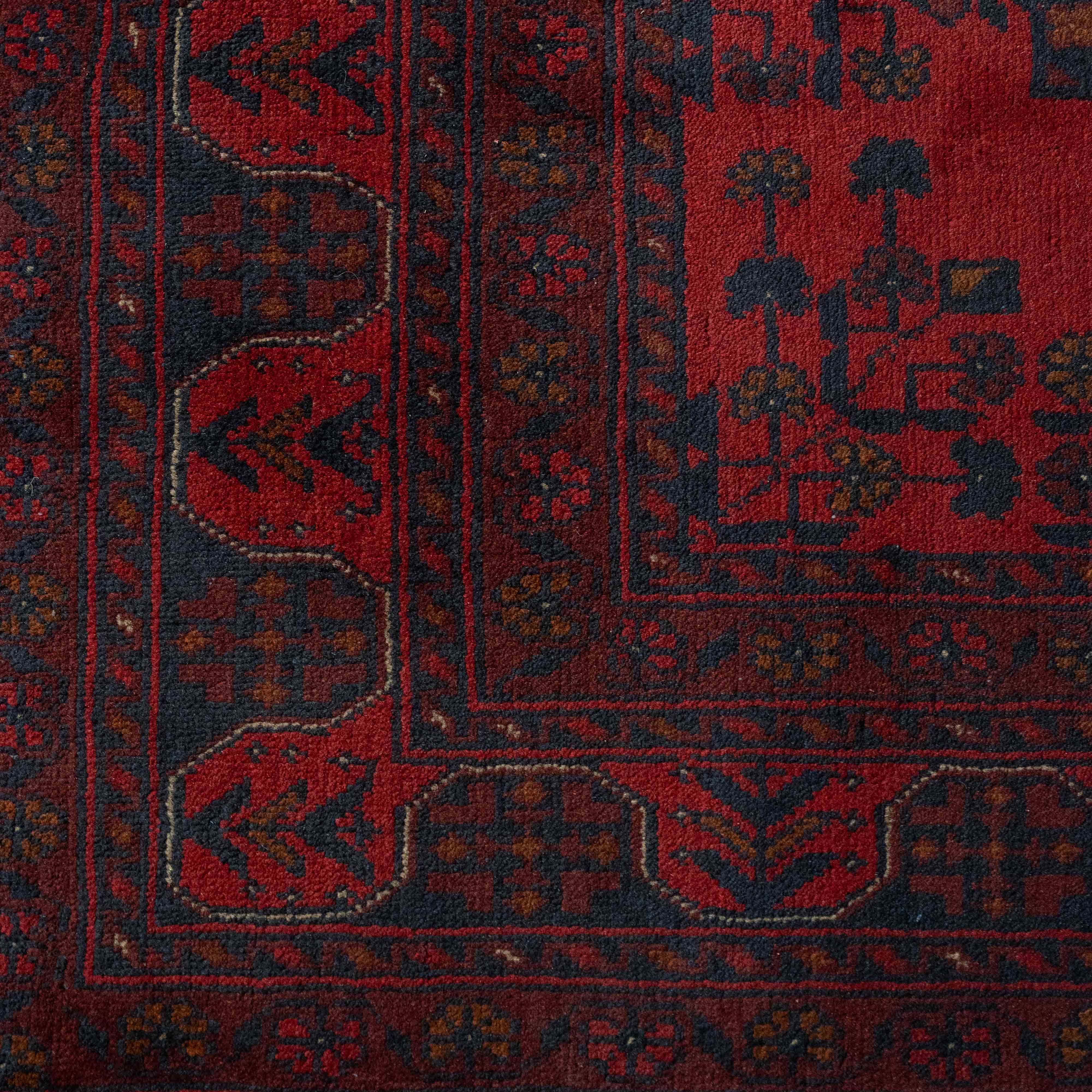 Lichen Stone Vintage Anatolian Afghan Rug 201X300CM