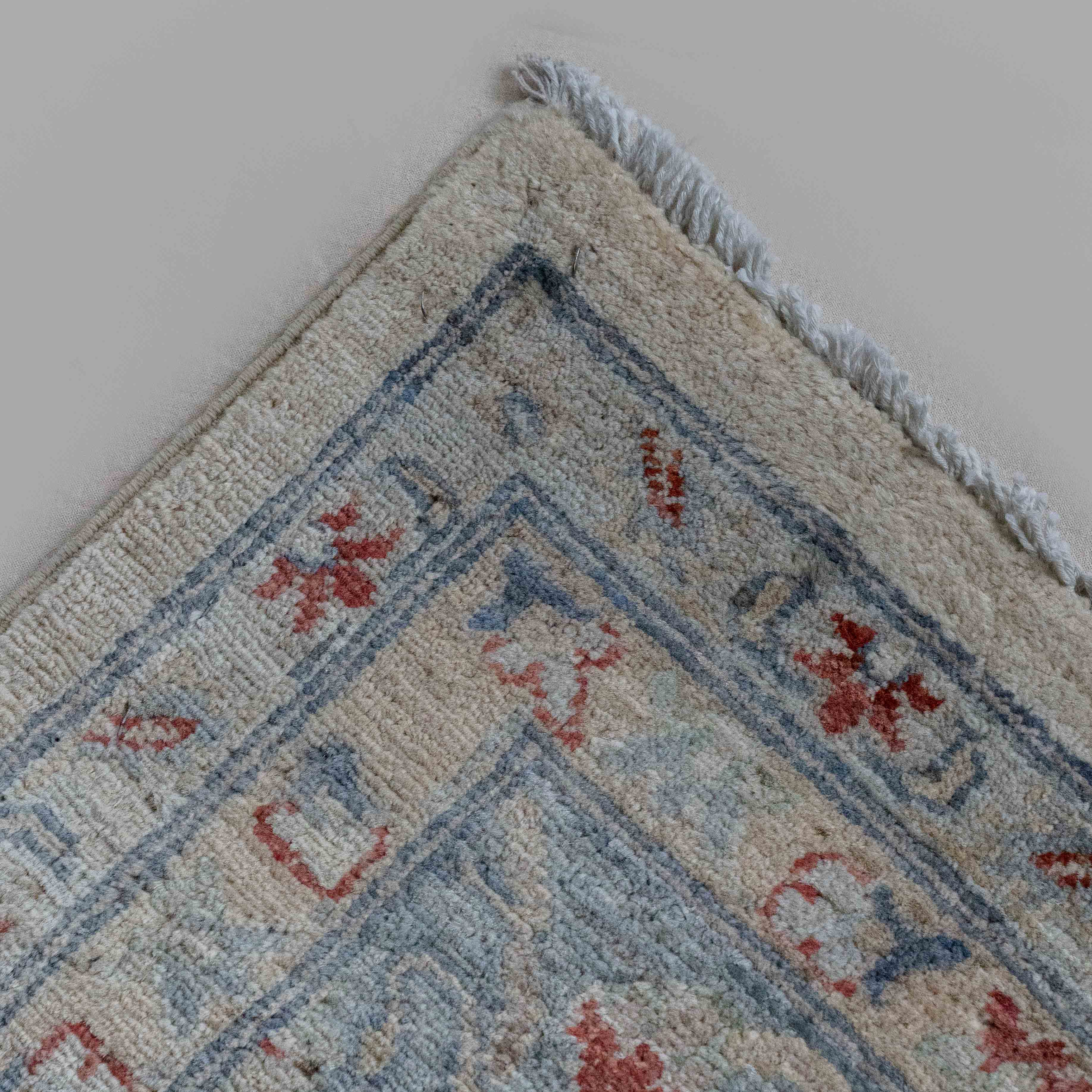 Burnt Earth Vintage Anatolian Afghan Rug 274x367cm