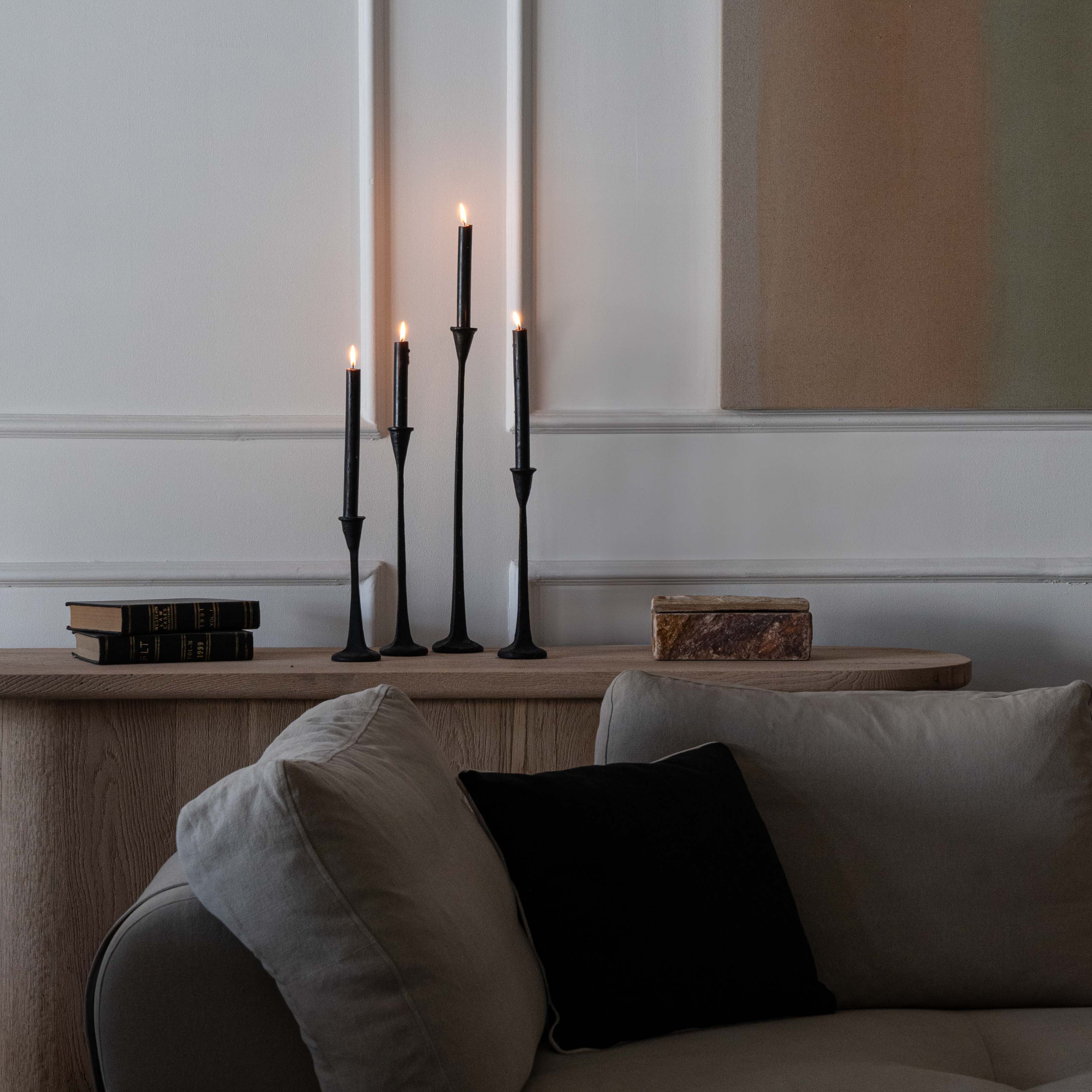 Cast Iron Steel Candle Holder - Candle Holder - WS Living Furniture Furniture Store in Dubai