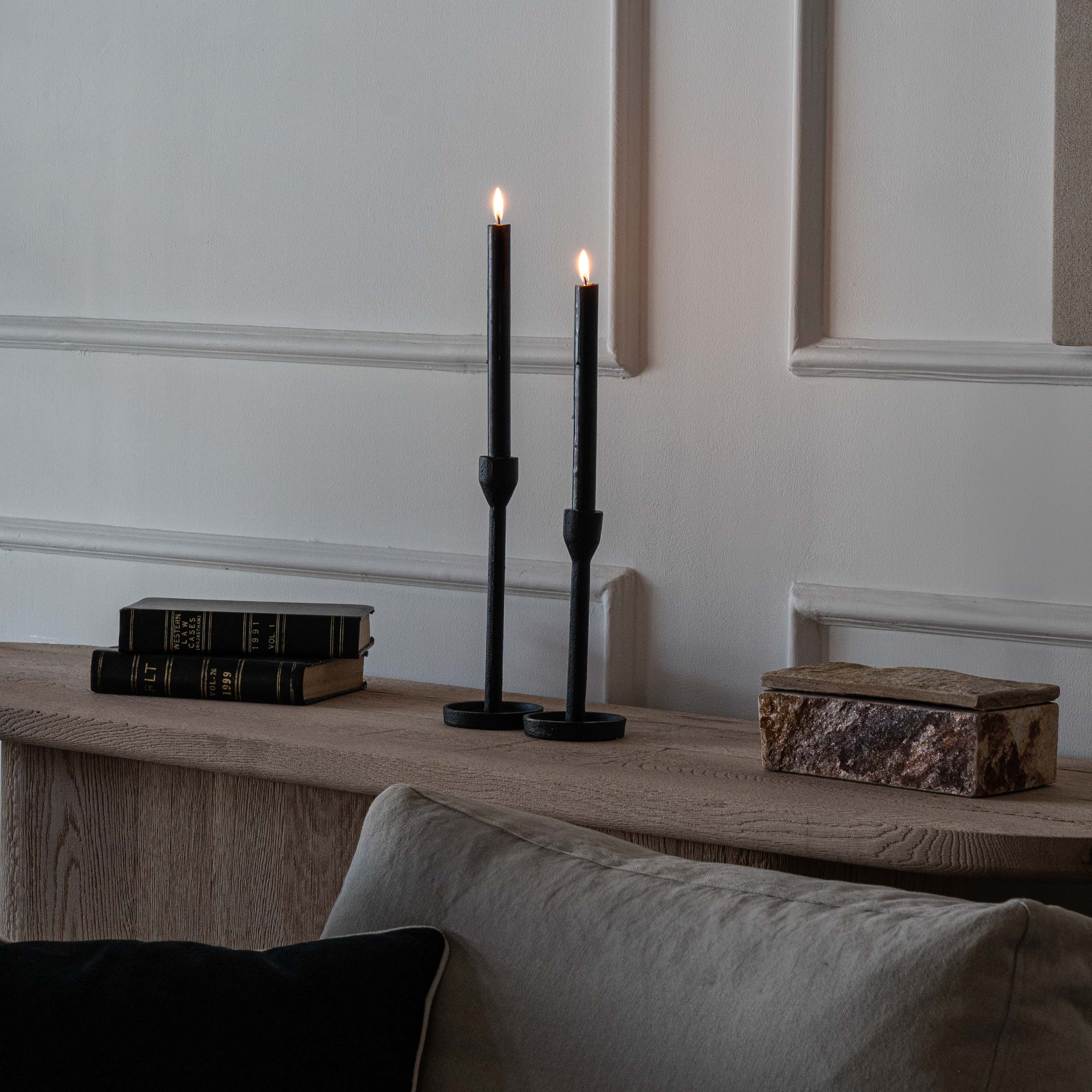 Cast Iron Cup Steel Candle Holder - Floor Candle Holder - WS Living Furniture Furniture Store in Dubai