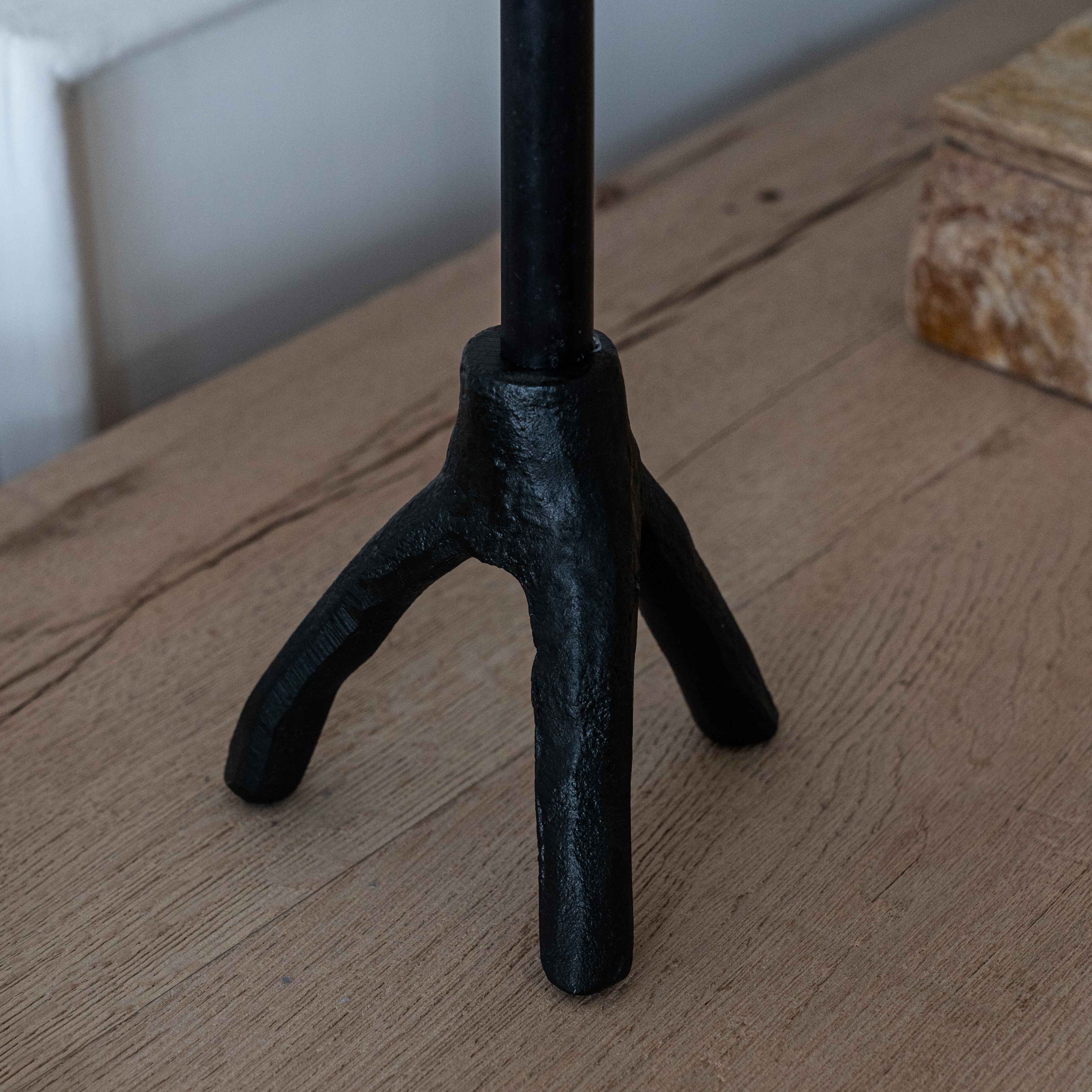 Cast Iron Triangle Candle Holder - Candle Holder - WS Living Furniture Furniture Store in Dubai