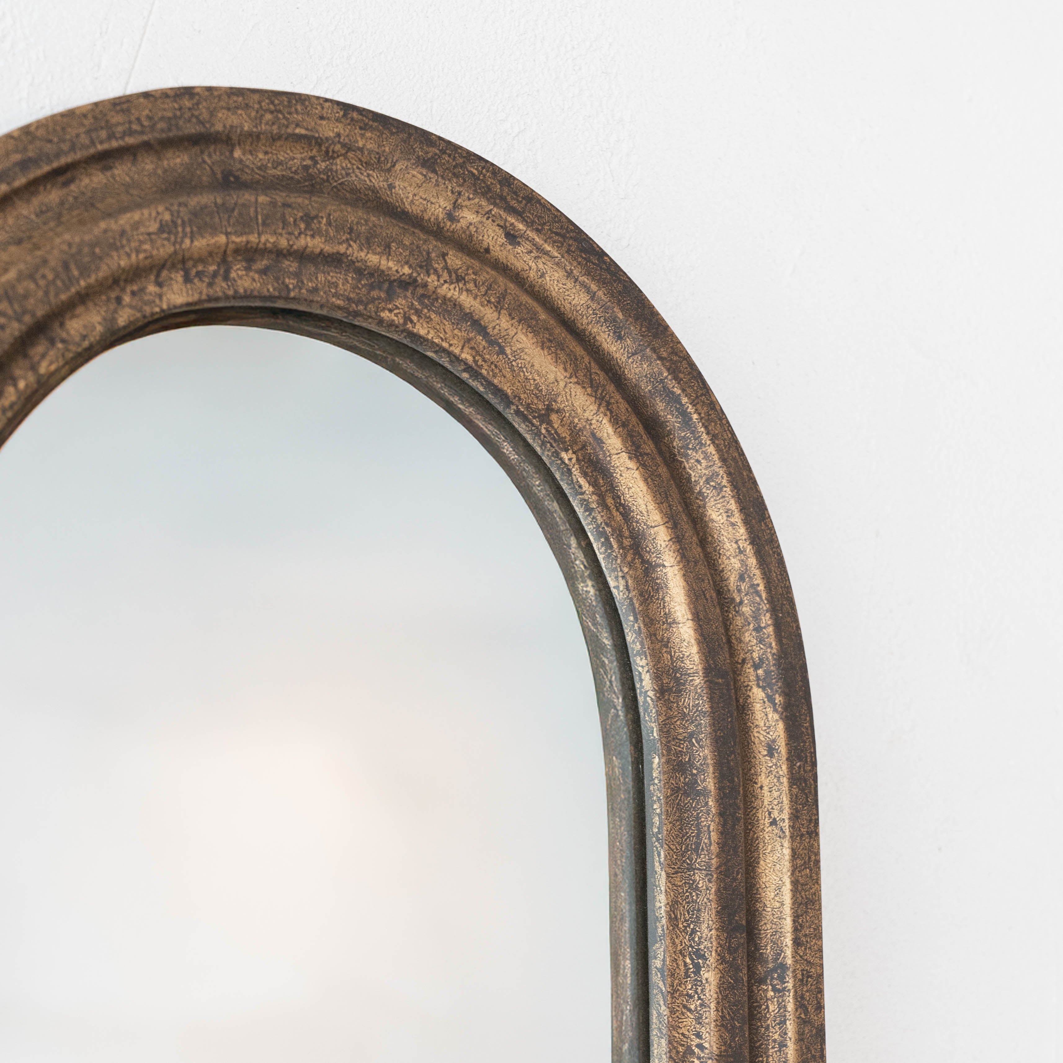Cedar Solid Wood Arch Full Length Floor Mirror - CW-12479 - Mirrors - WS Living Furniture  Furniture Store in Dubai