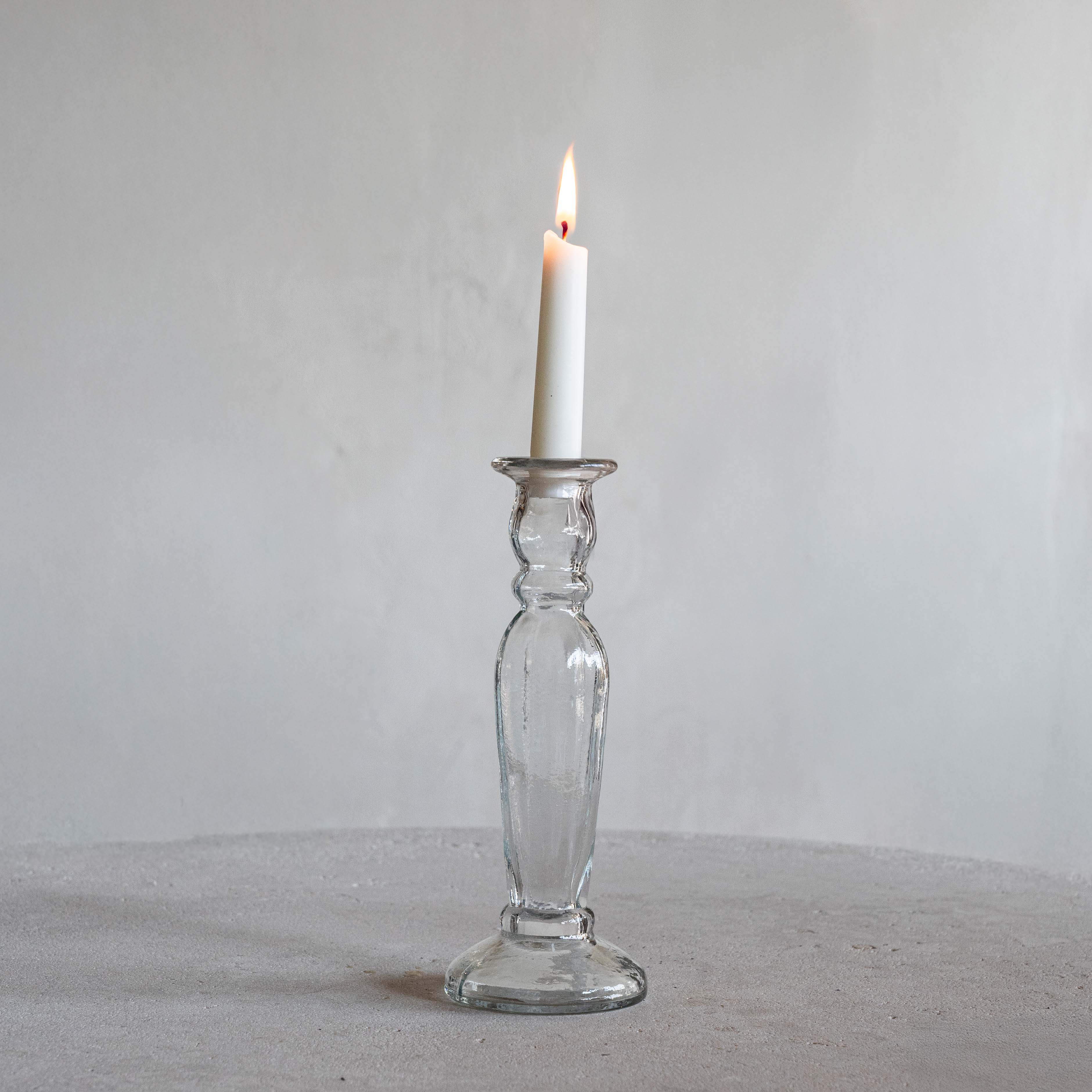 Celestia Vintage Glass Candle Holder - Floor Candle Holder - WS Living Furniture  Furniture Store in Dubai