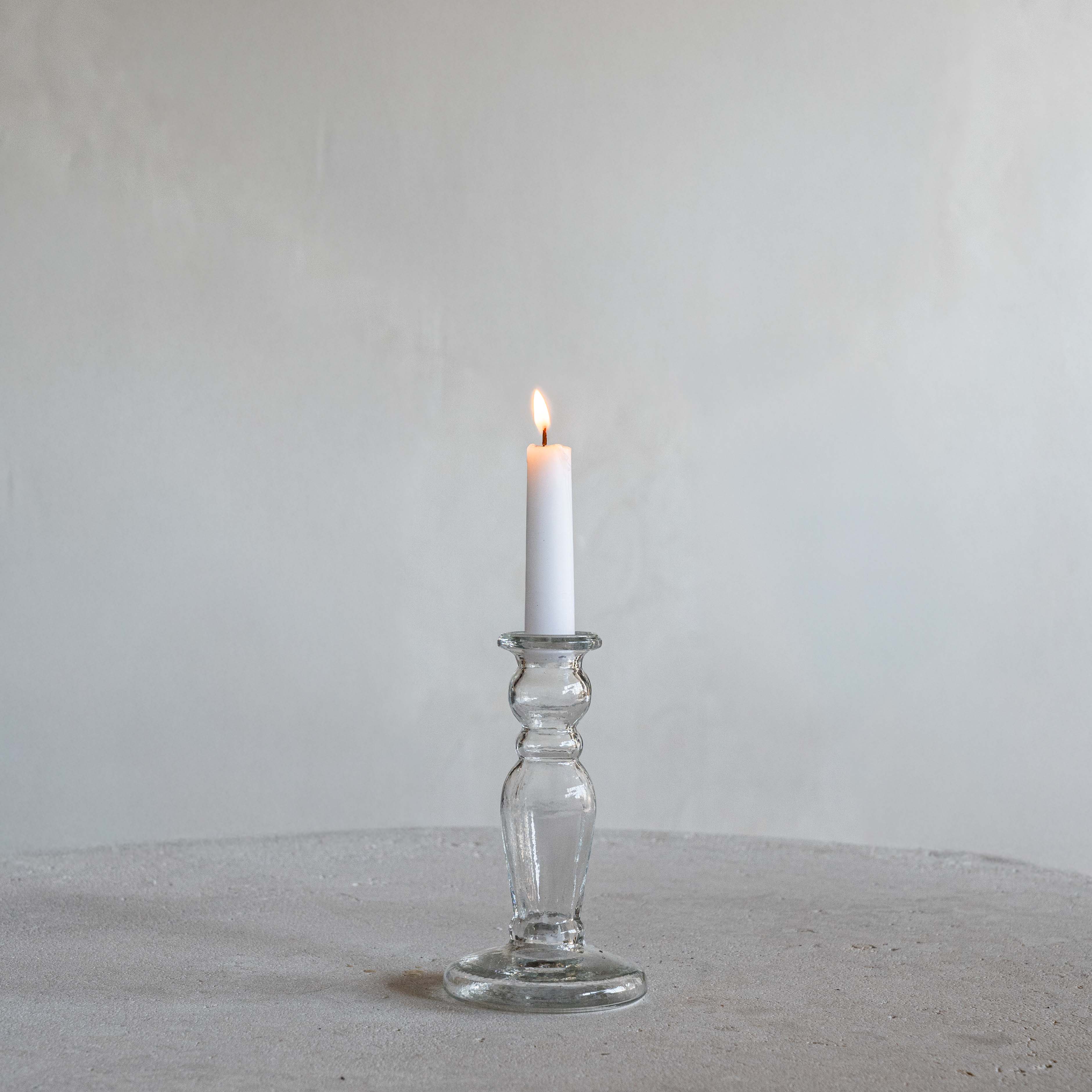 Celestia Vintage Glass Candle Holder - Floor Candle Holder - WS Living Furniture  Furniture Store in Dubai