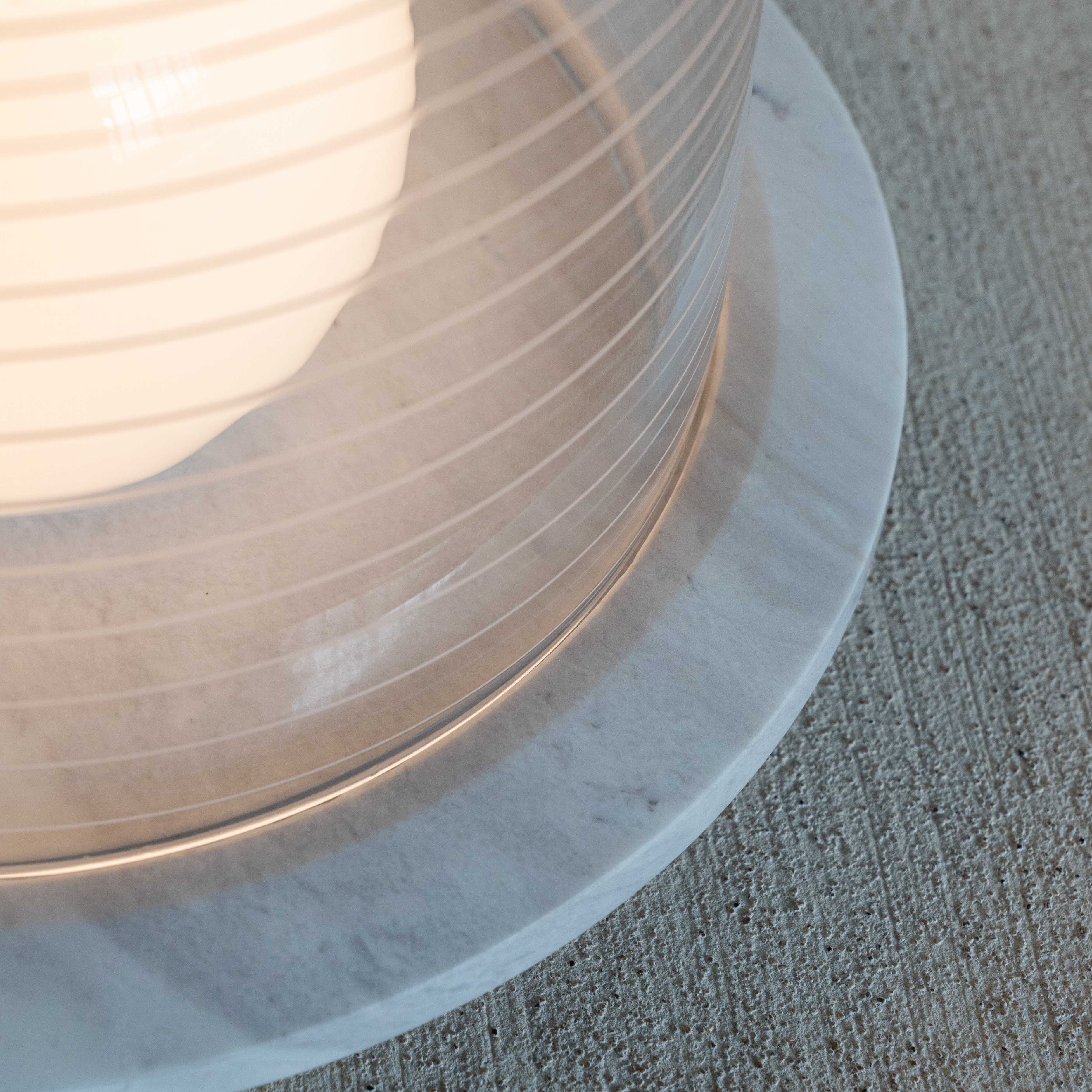 Celia Marble & Glass Onyx Modern Table Lamp - Table Lamps - WS Living Furniture Furniture Store in Dubai