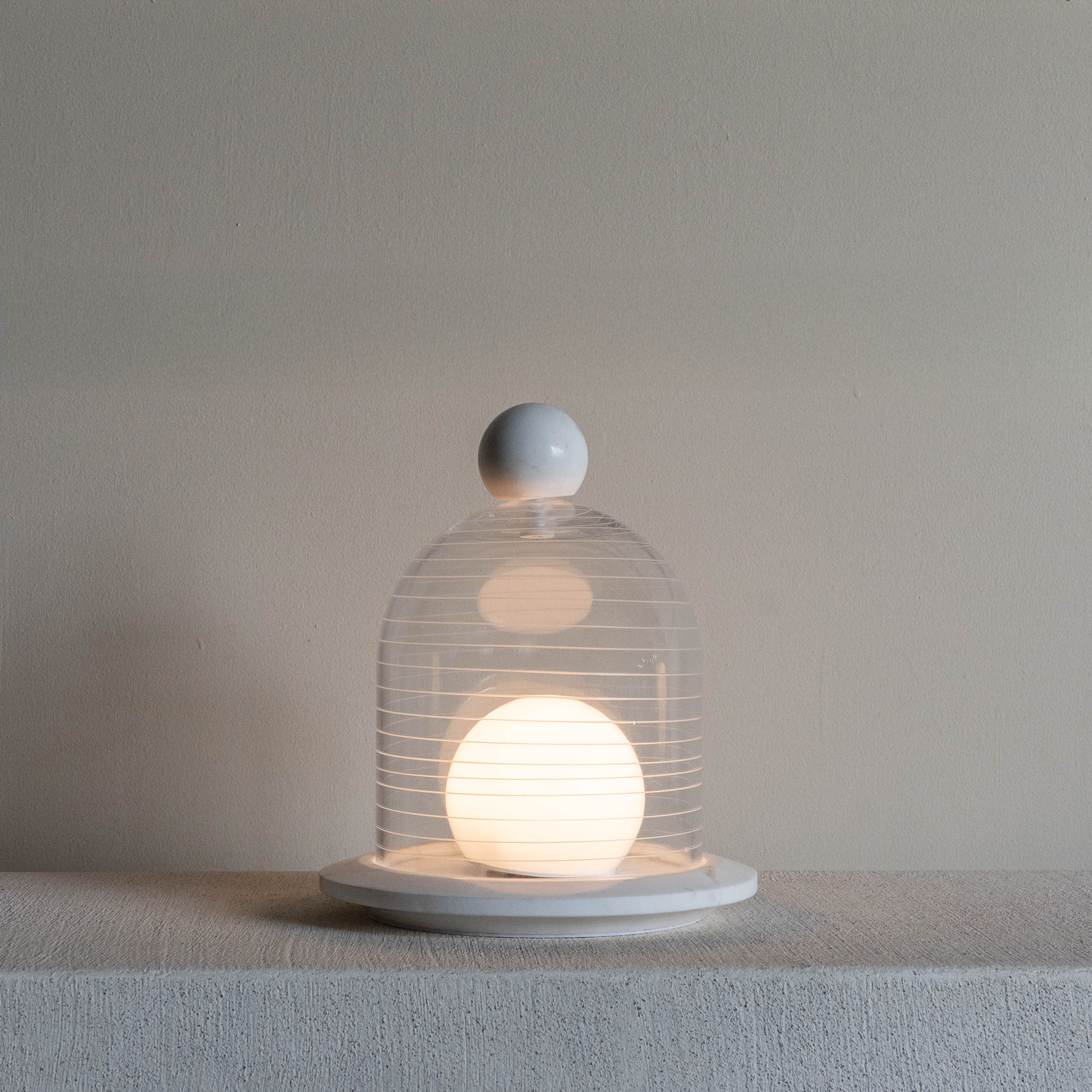 Celia Marble & Glass Onyx Modern Table Lamp - Table Lamps - WS Living Furniture Furniture Store in Dubai
