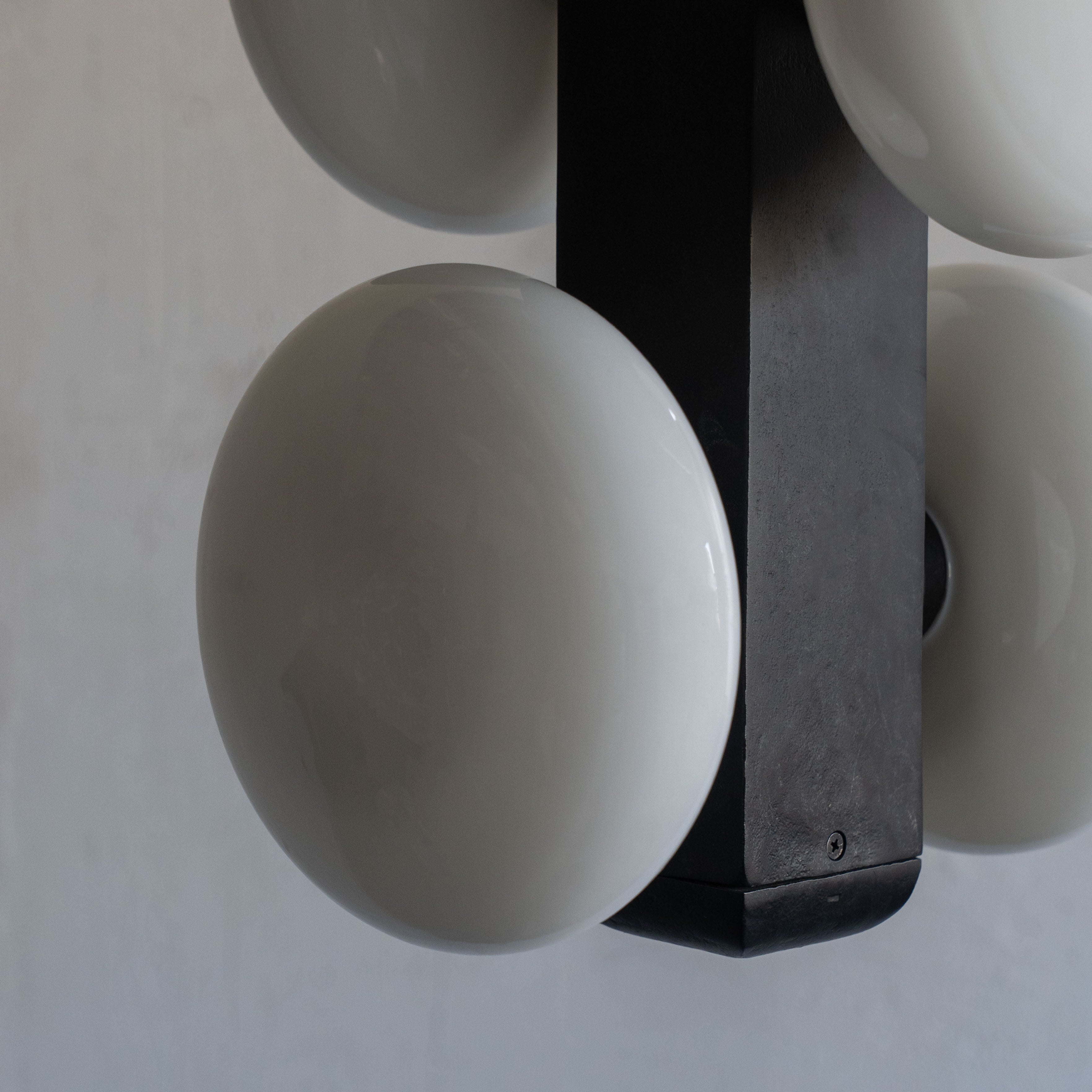 Quadra 6 Heads Black Brass Chandelier | Pendant Light