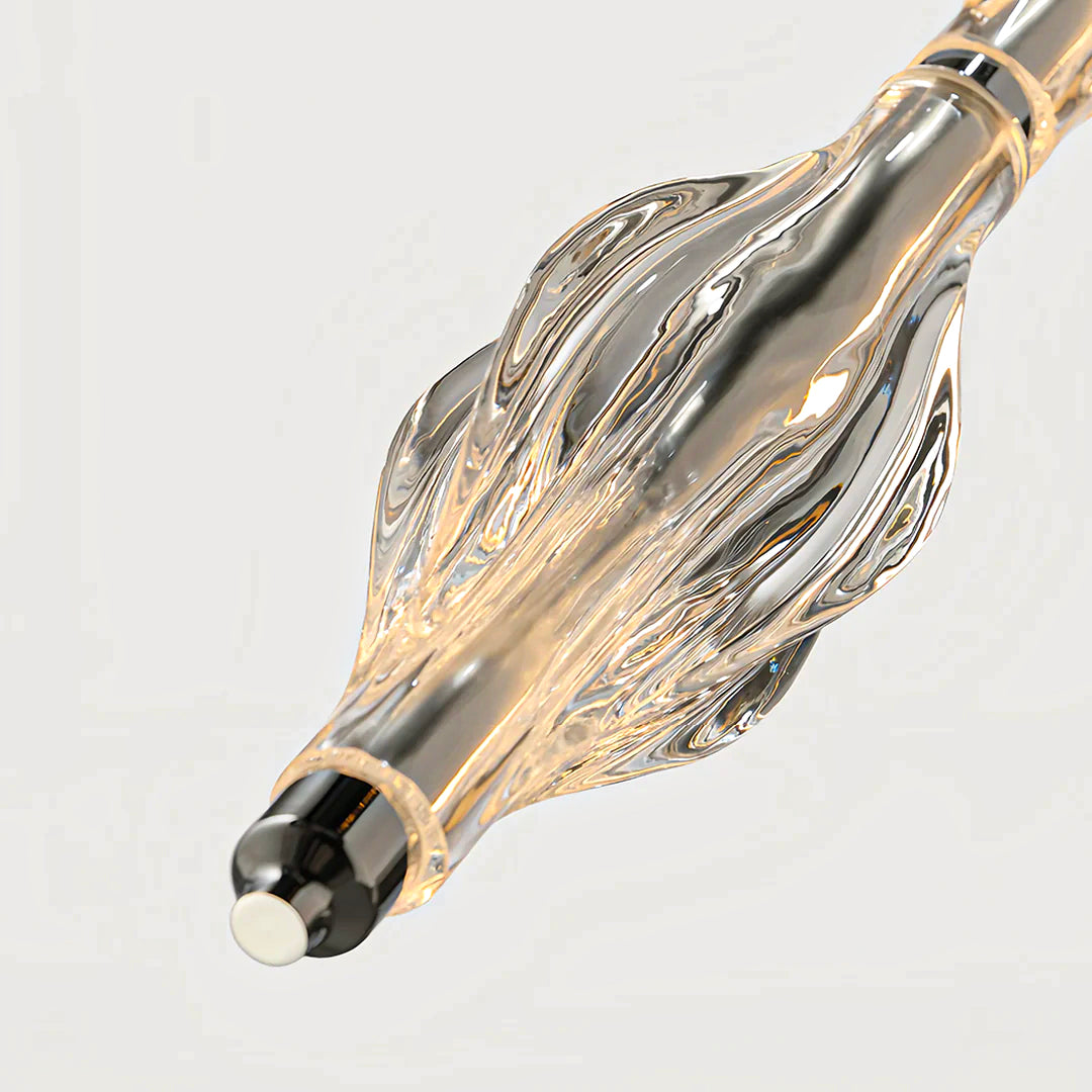 Helix Glass Linear Pendant Light