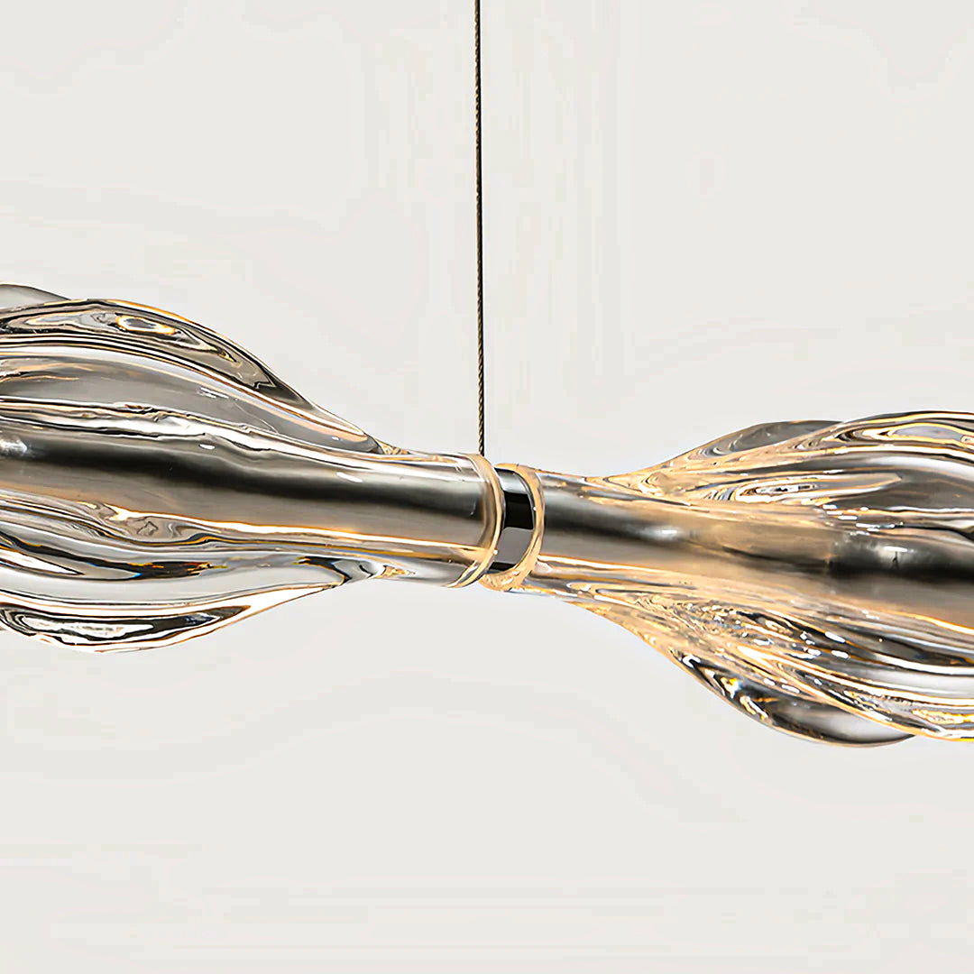 Helix Glass Linear Pendant Light