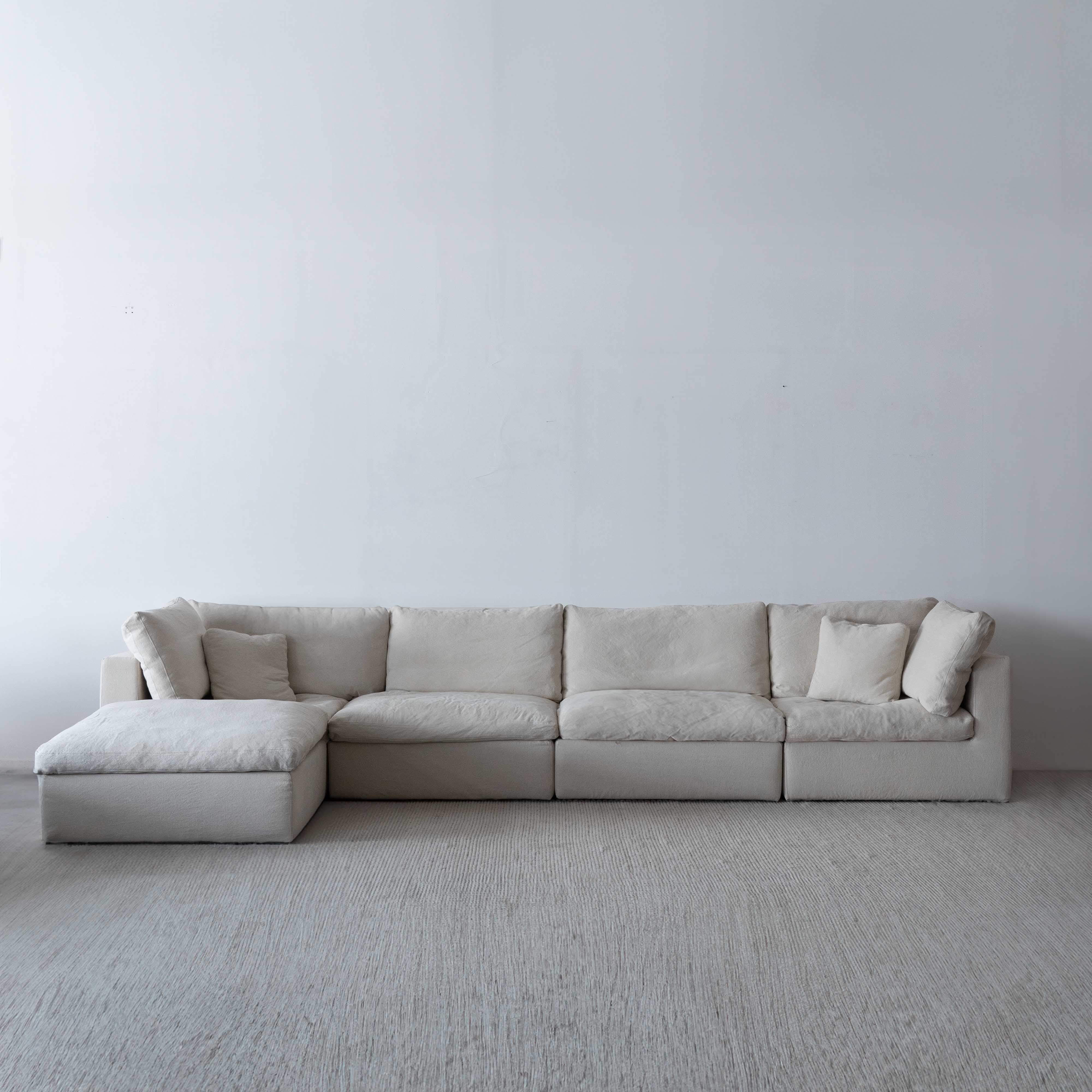 Cloud Sofa Modular - Beige - Sofa - WS Living Furniture Furniture Store in Dubai