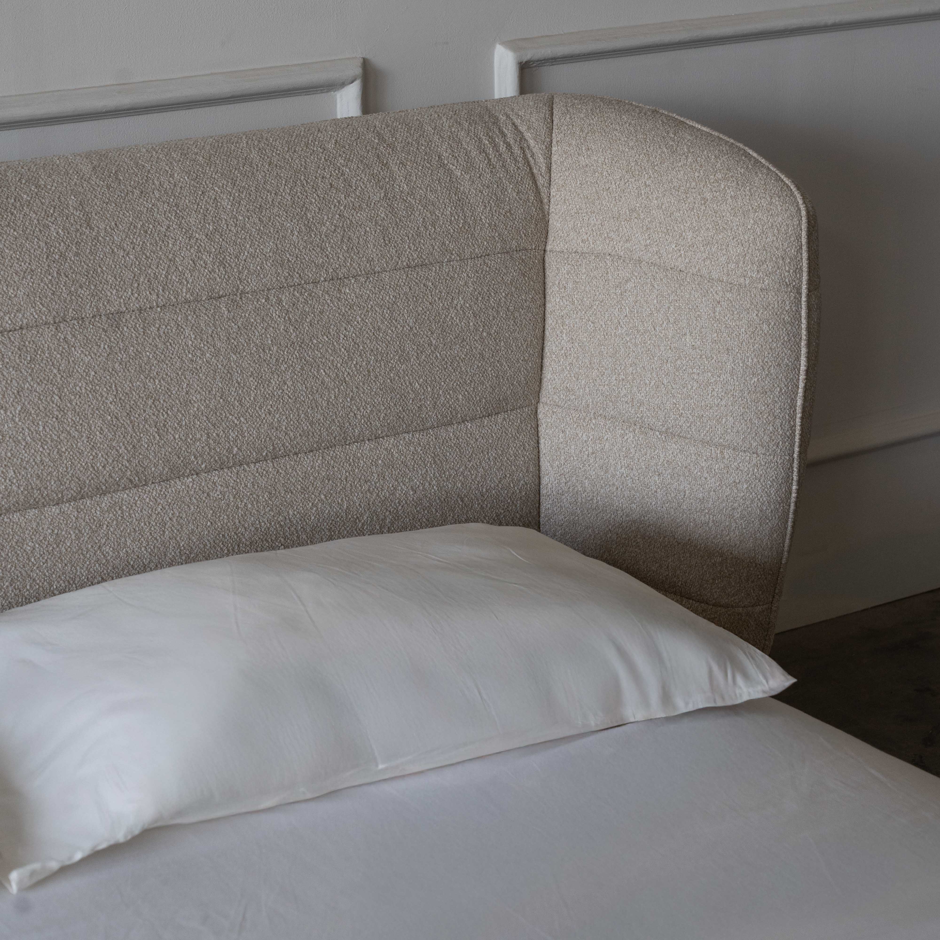 سرير ثاليا براون العصري والفاخر بحجم كينج 180×200 سم