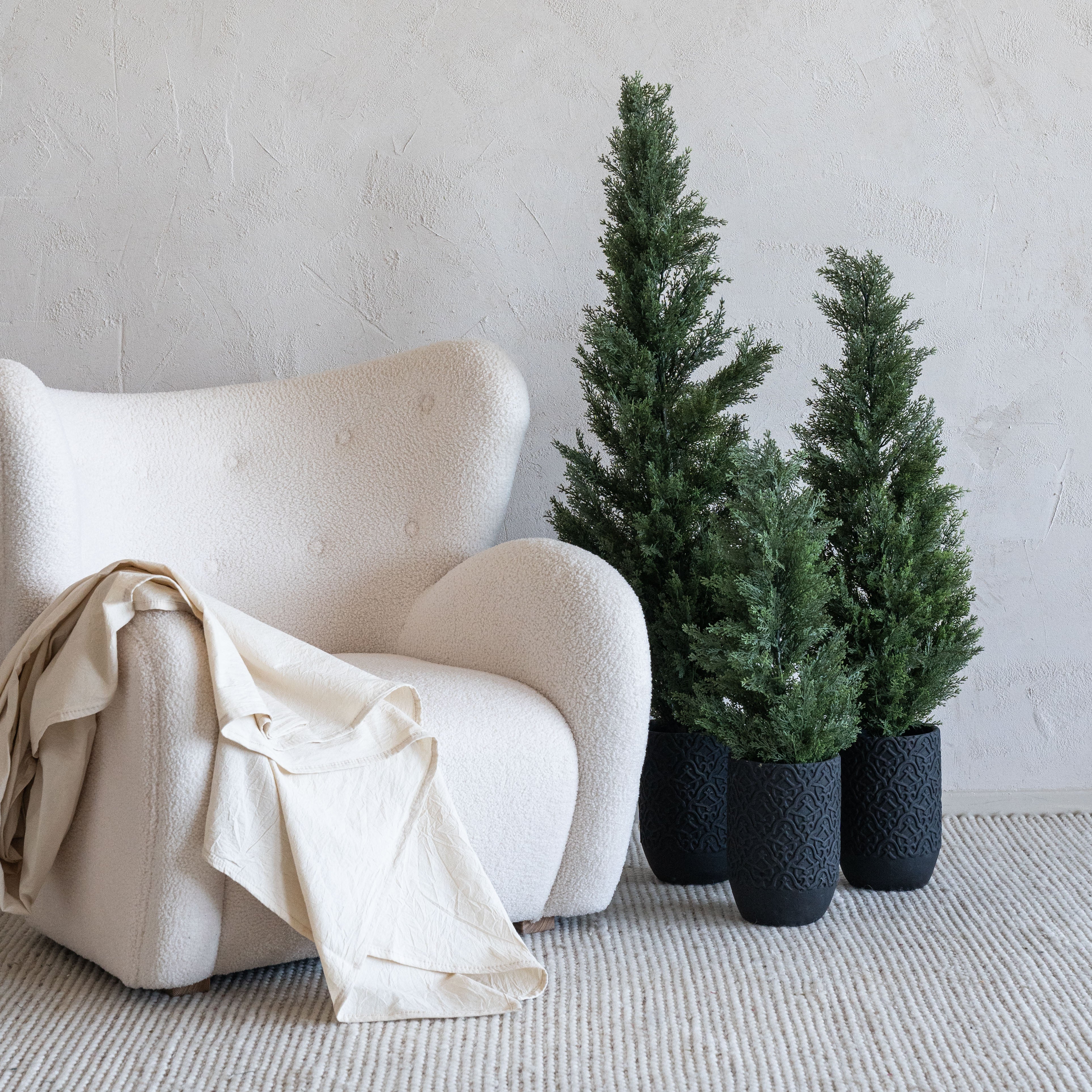 Conifers Handmade Decorative Artificial Tree- Medium- 681820 - Artificial Tree - WS Living Furniture Furniture Store in Dubai
