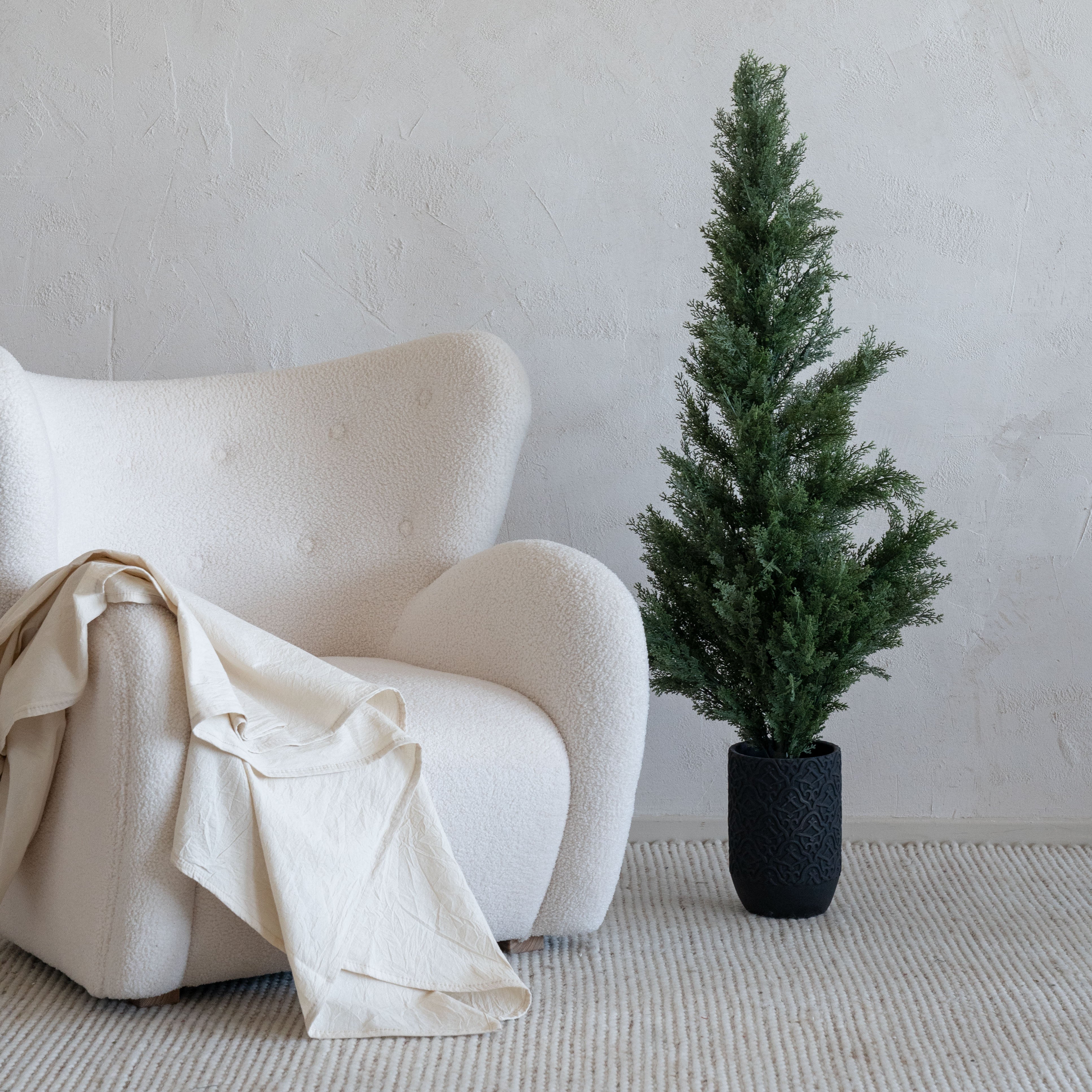 Conifers Handmade Decorative Artificial Tree- Large- 681821 - Artificial Tree - WS Living - UAE Modern Home Furniture Stores in Dubai