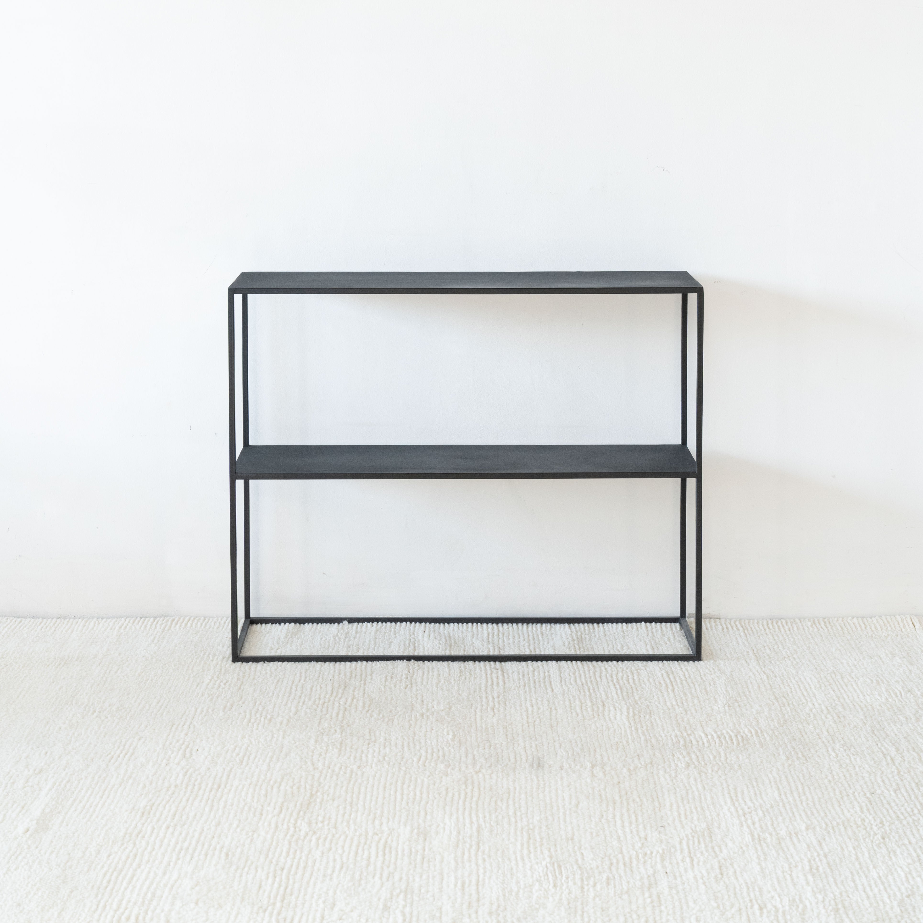Monochrome Black Powder Coated Steel Console-B -  - WS Living Furniture  Furniture Store in Dubai