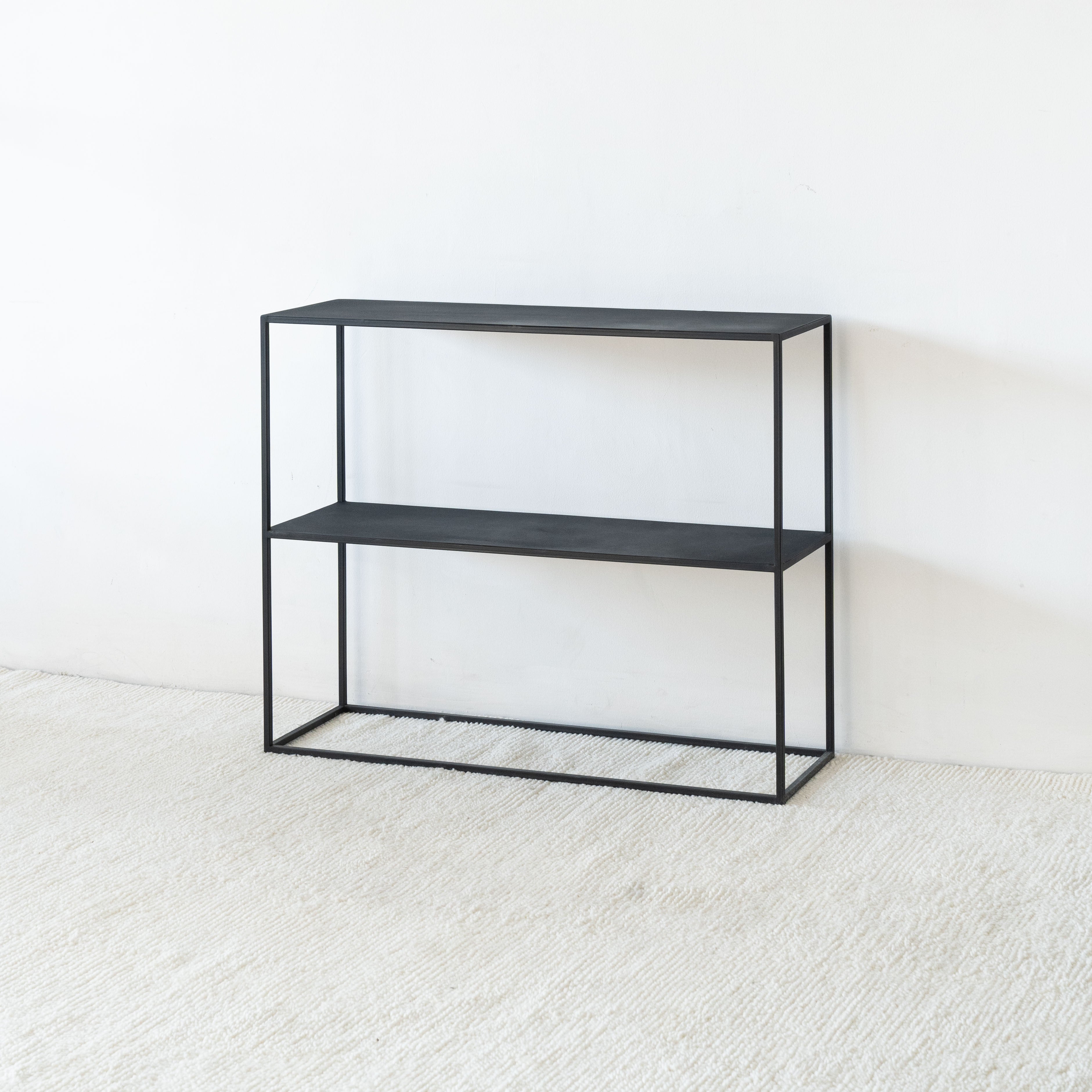 Monochrome Black Powder Coated Steel Console-B -  - WS Living Furniture  Furniture Store in Dubai