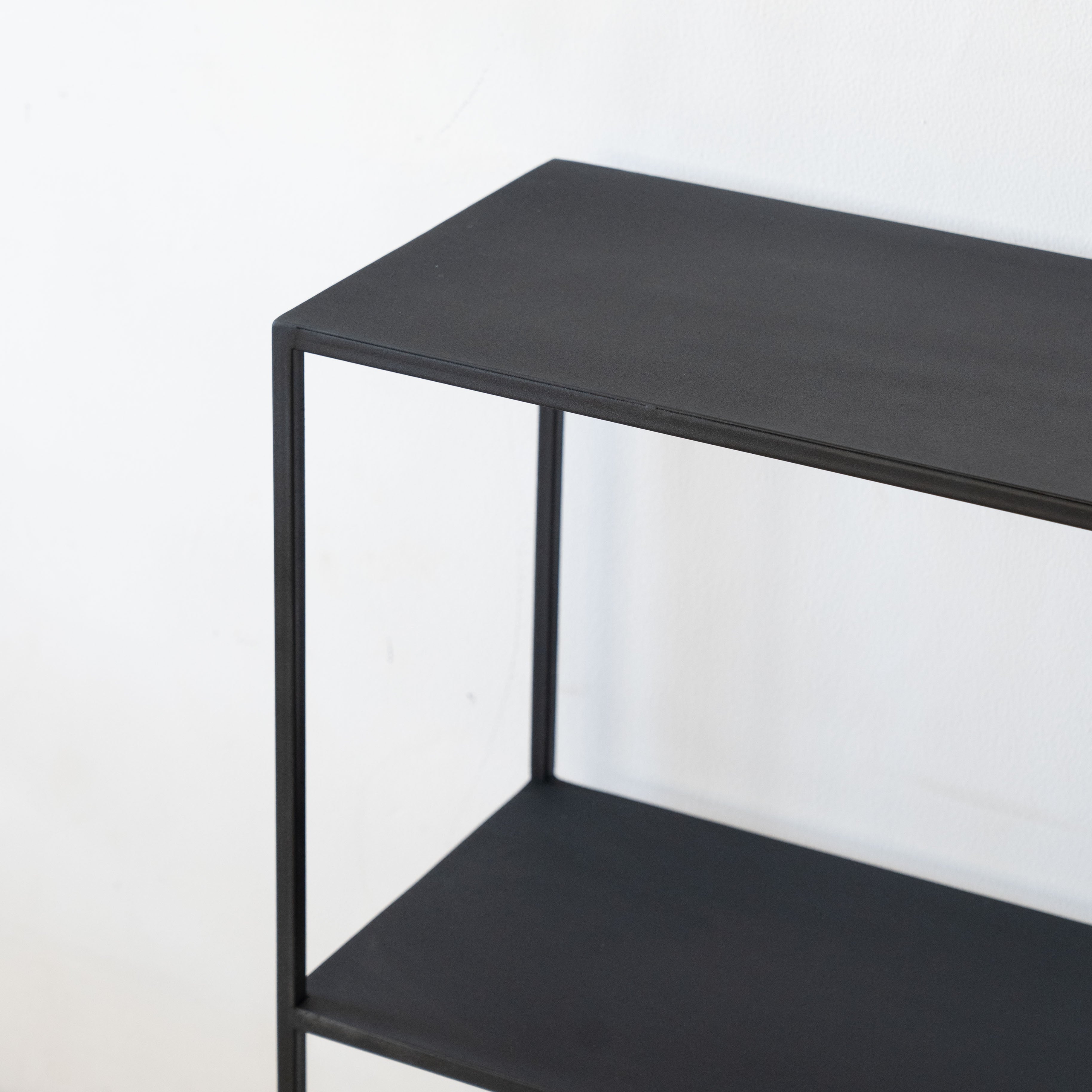 Monochrome Black Powder Coated Steel Console-B -  - WS Living Furniture  Furniture Store in Dubai