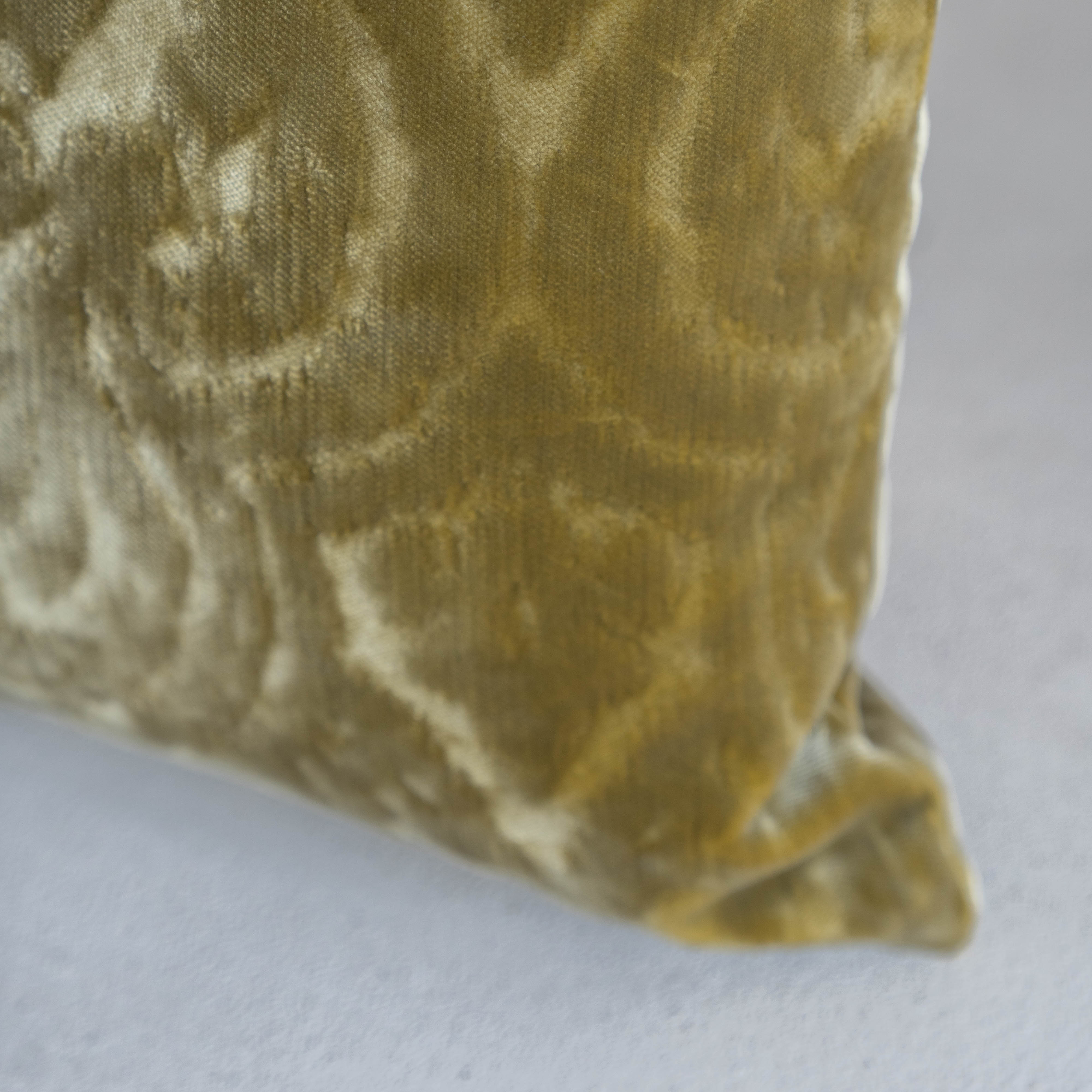 Nerai Velvet Cushion Cover - Mustard - Cushion Covers - WS Living Furniture Furniture Store in Dubai