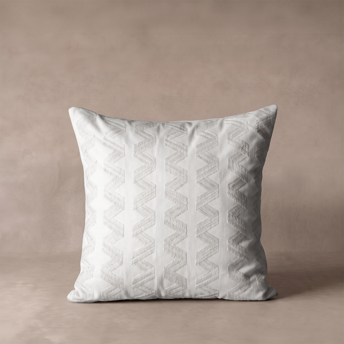 Tonal Vertical Herringbone Cushion Cover