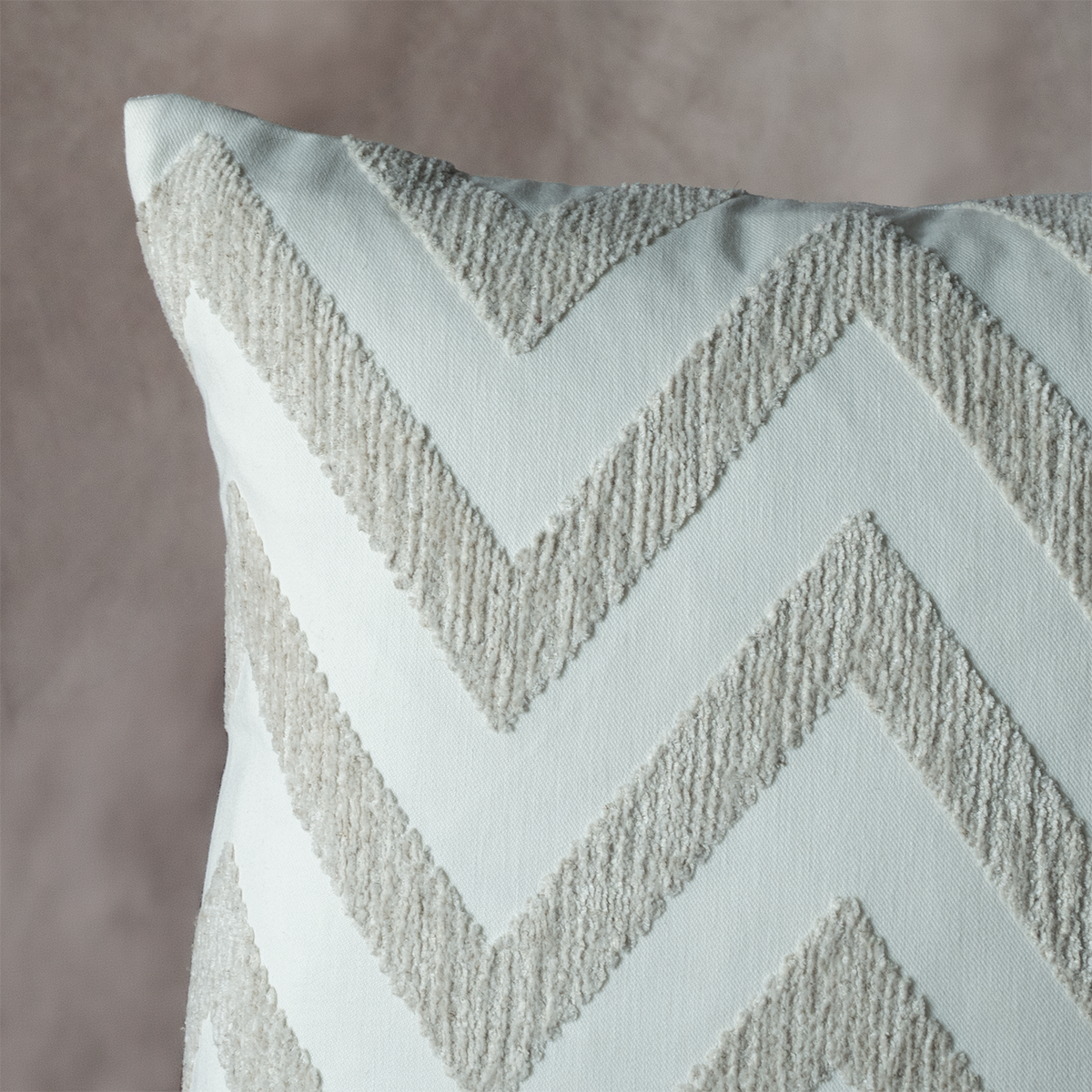 Kona Tufted Chevron Cushion Cover