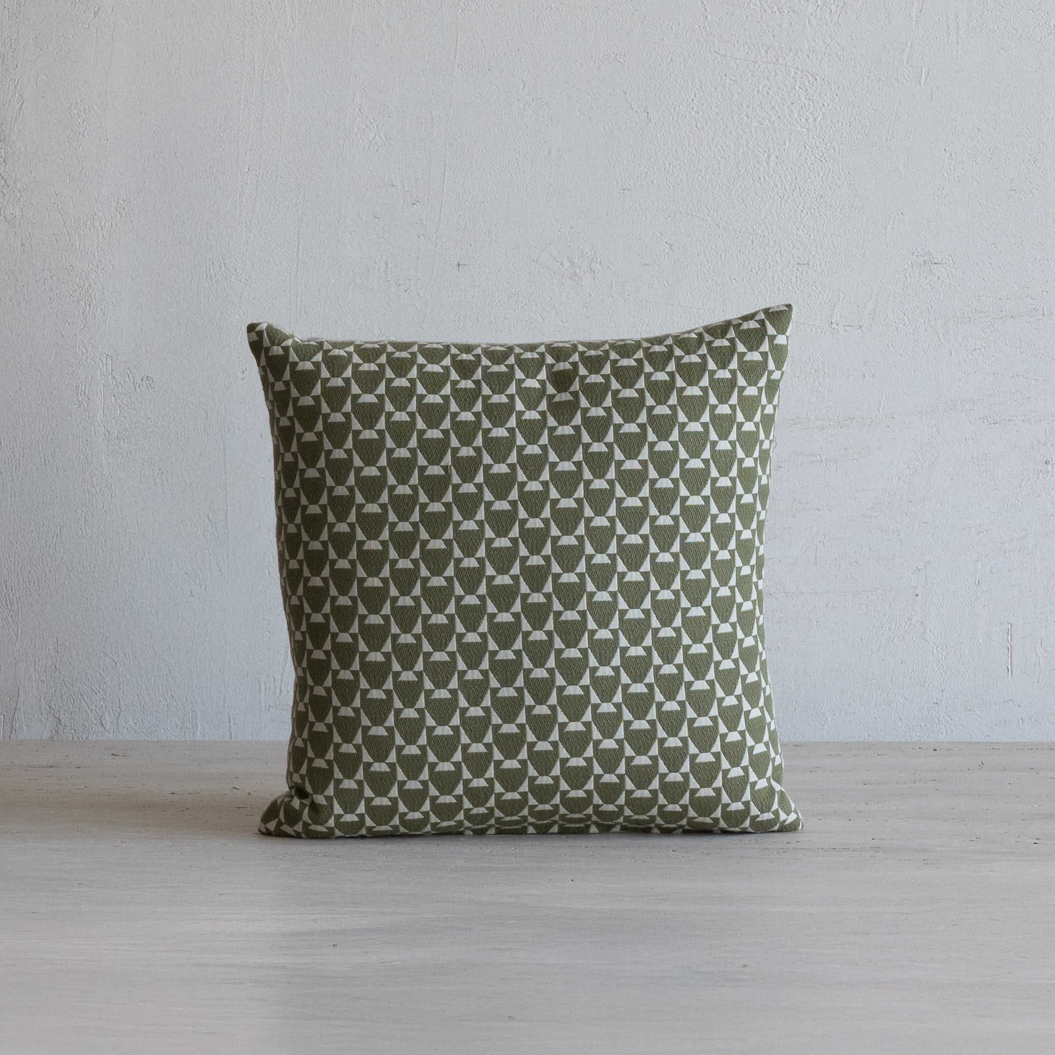 Tessera Geo Cushion Cover - GREEN