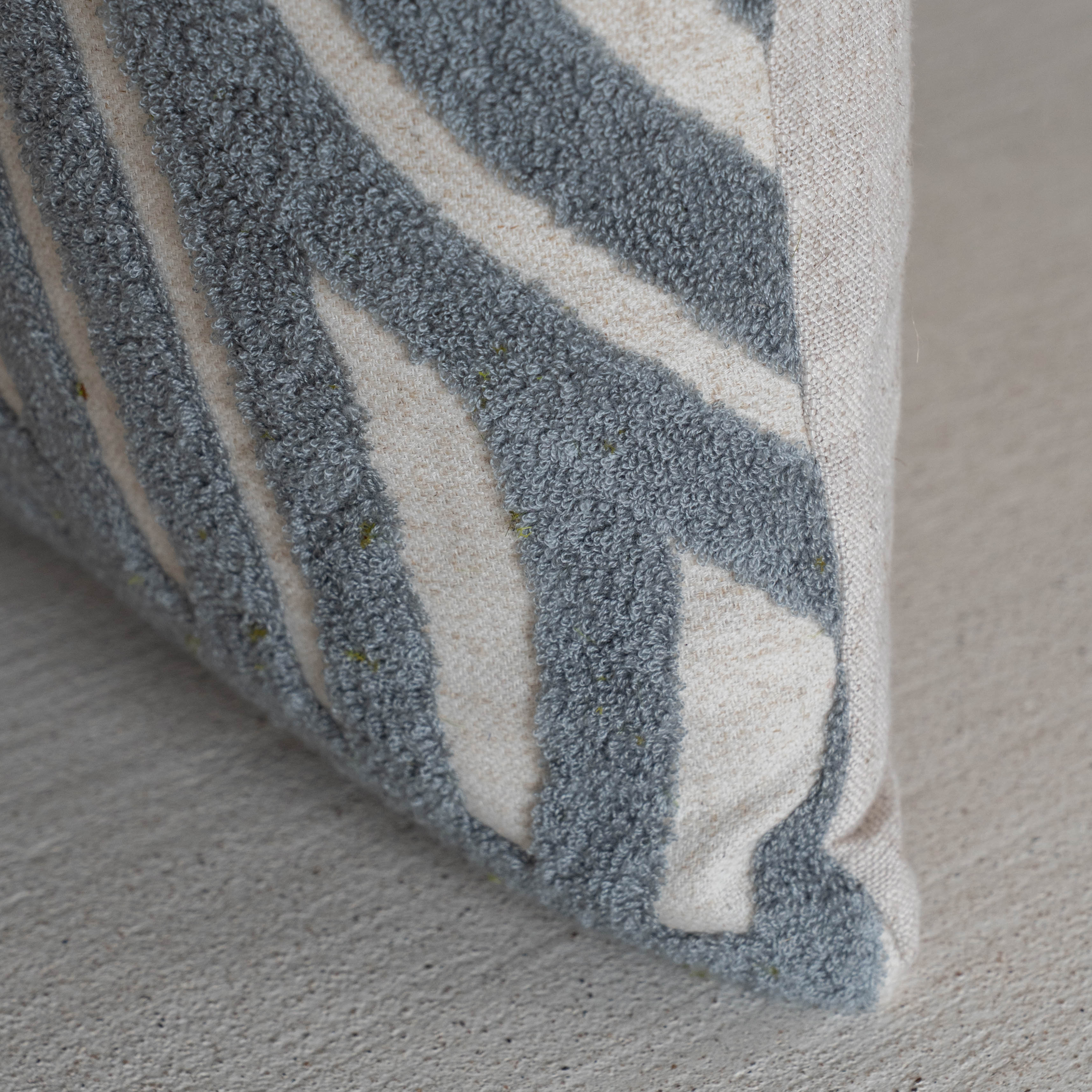 Interweave Curve Cushion Cover - SKY BLUE