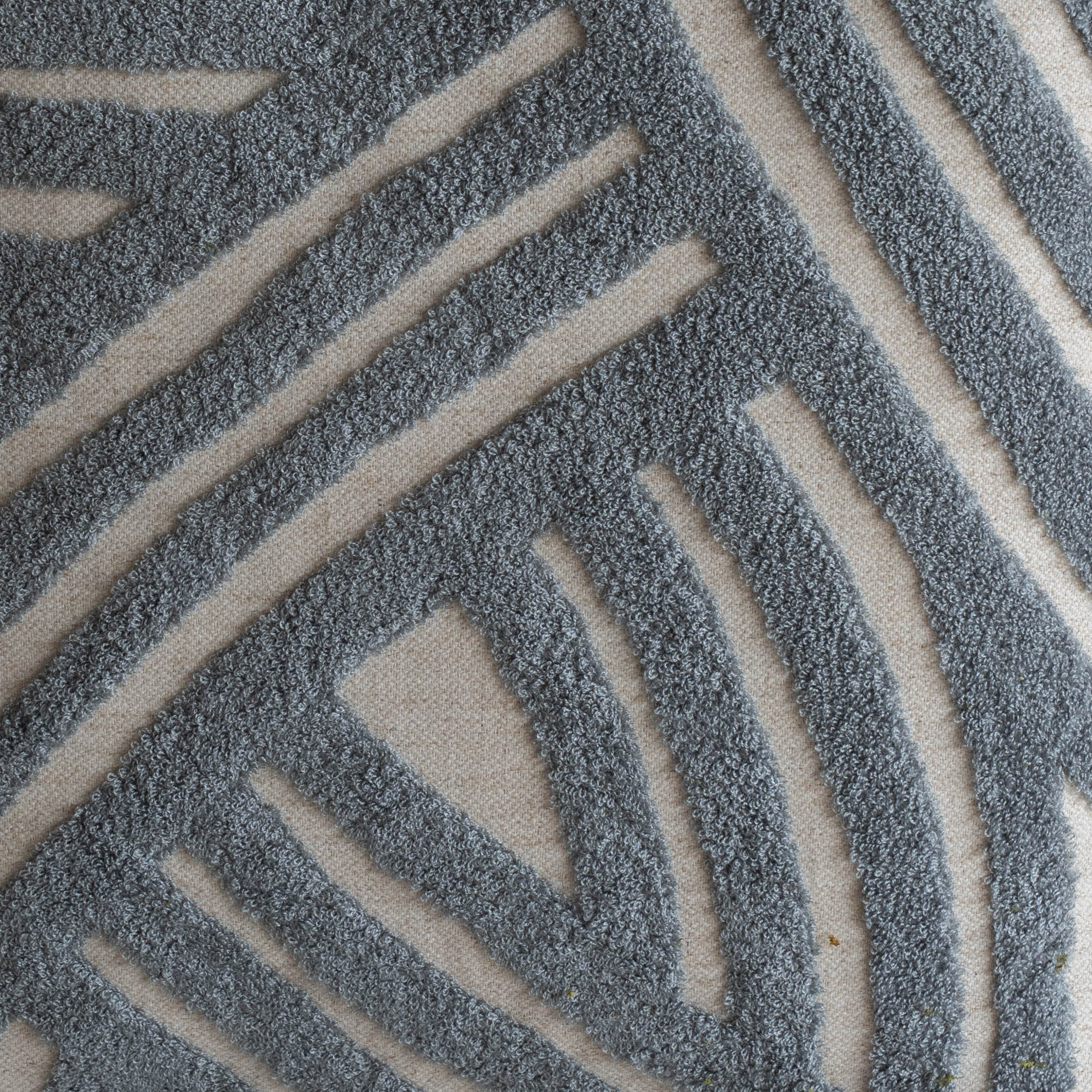 Interweave Curve Cushion Cover - SKY BLUE