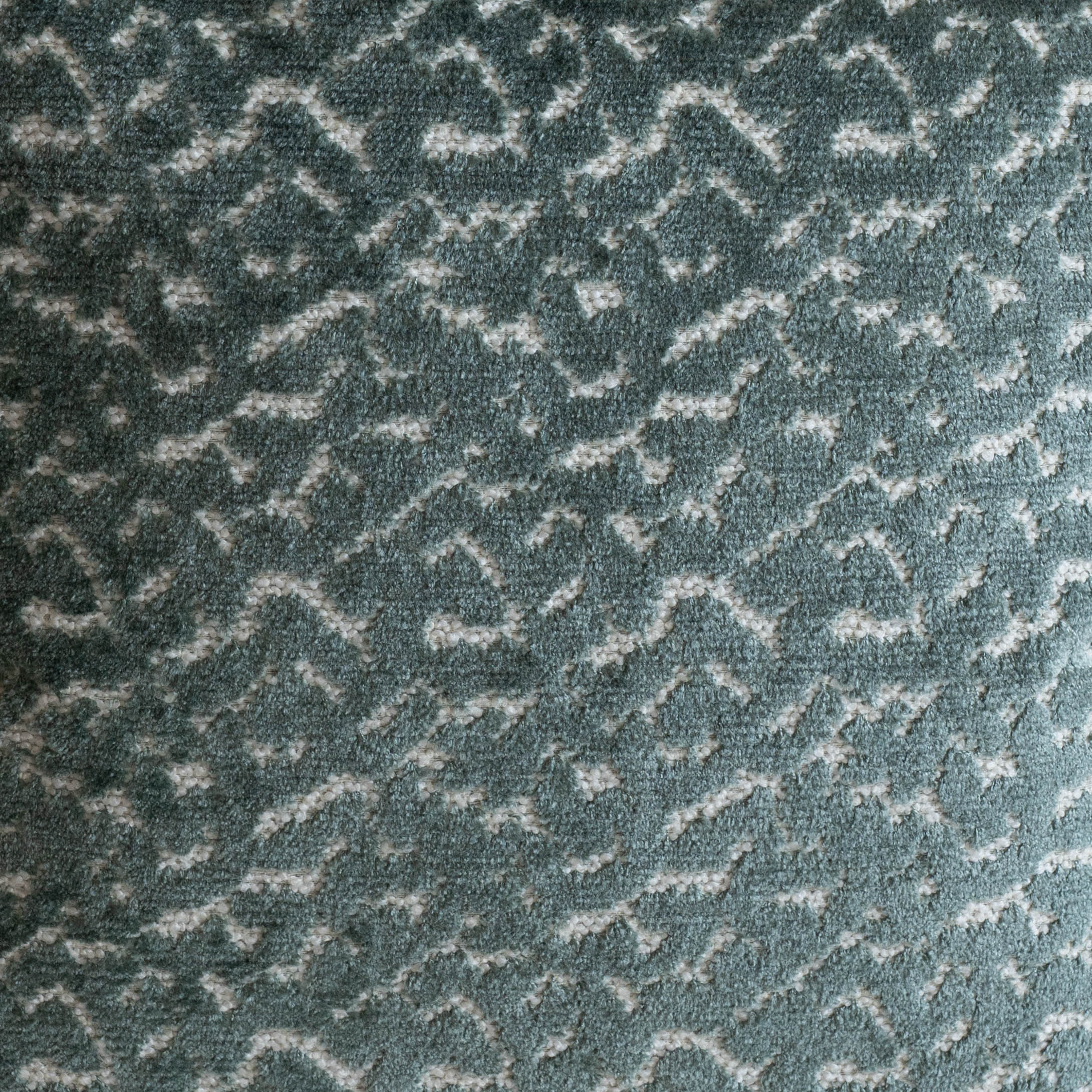 Nami Cut Velvet Cushion Cover - Sage