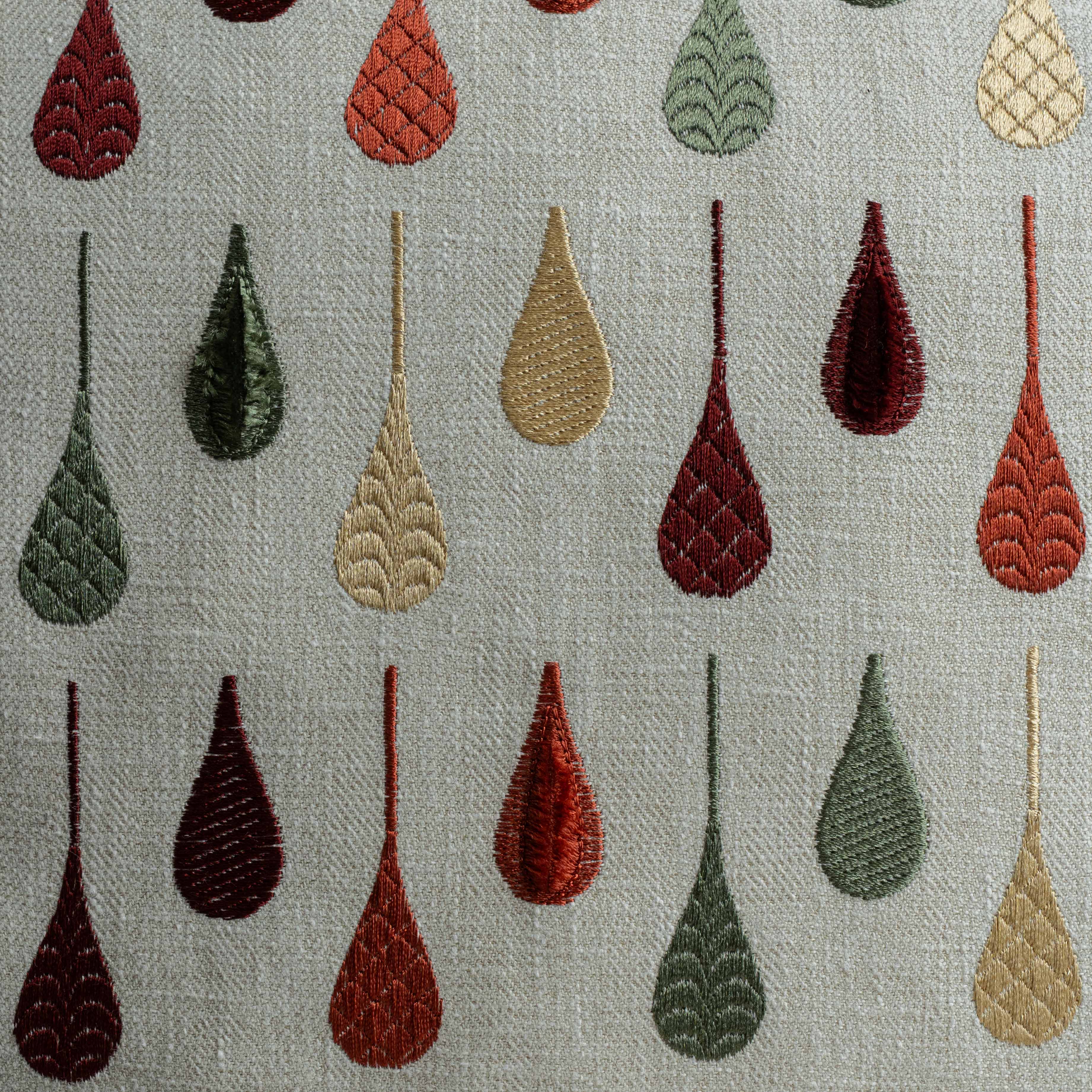 Harvest Drop Cushion Cover - Red