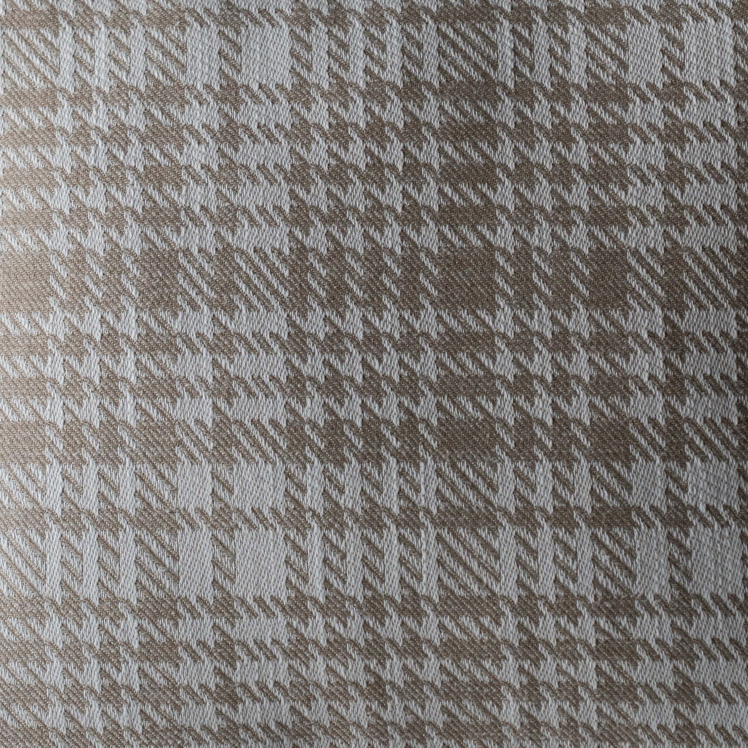 Sand Houndstooth Accent Cushion Cover
