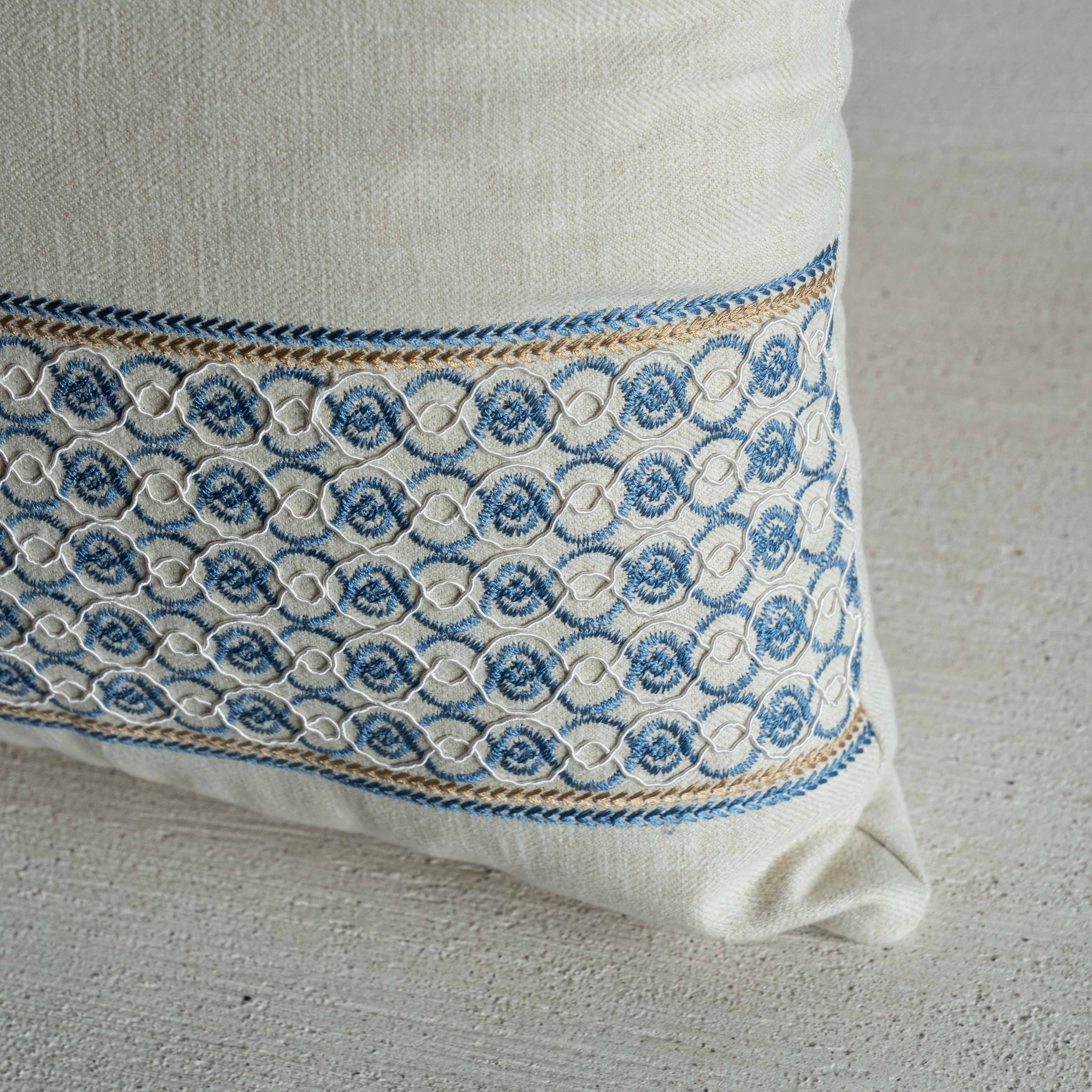 Quiet Medinas – Blue Cushion Cover - Cushion Covers - WS Living Furniture Furniture Store in Dubai