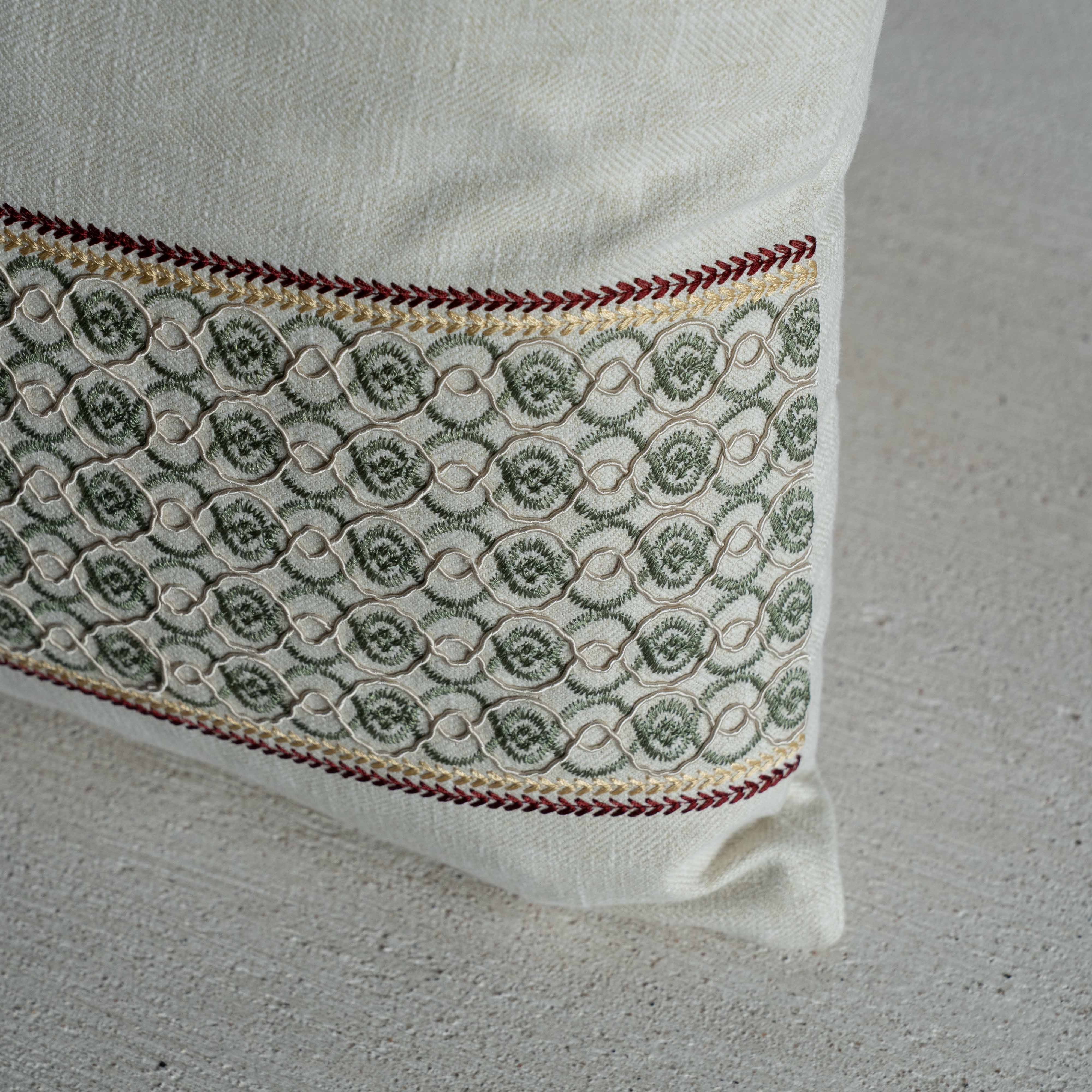 Quiet Medinas – Olive Green Cushion Cover - Cushion Covers - WS Living Furniture Furniture Store in Dubai