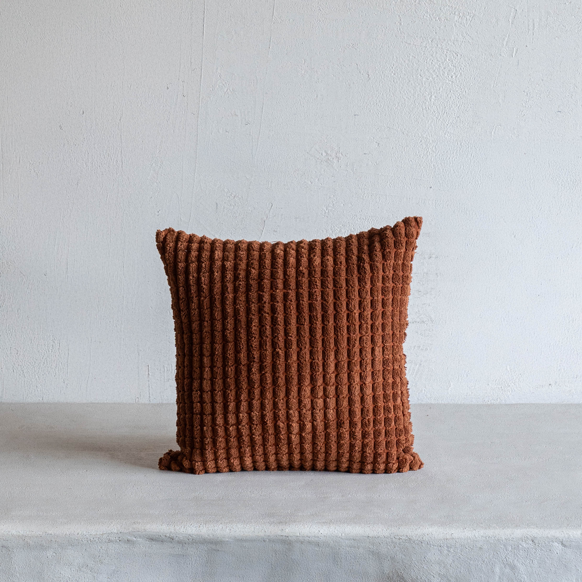 Forma Grid – Caramel Orange Cushion Cover - Cushion Covers - WS Living Furniture Furniture Store in Dubai