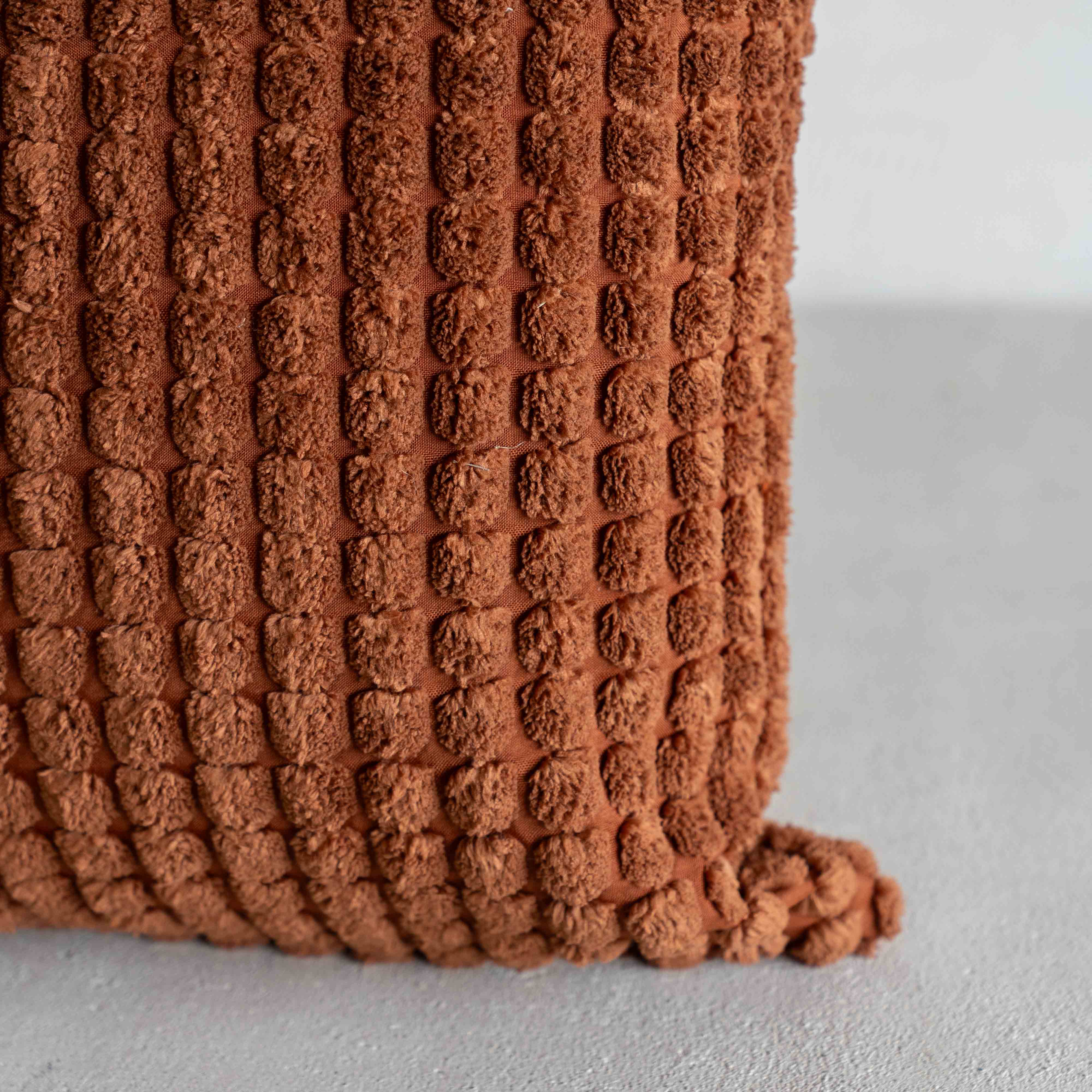 Forma Grid – Caramel Orange Cushion Cover - Cushion Covers - WS Living Furniture Furniture Store in Dubai